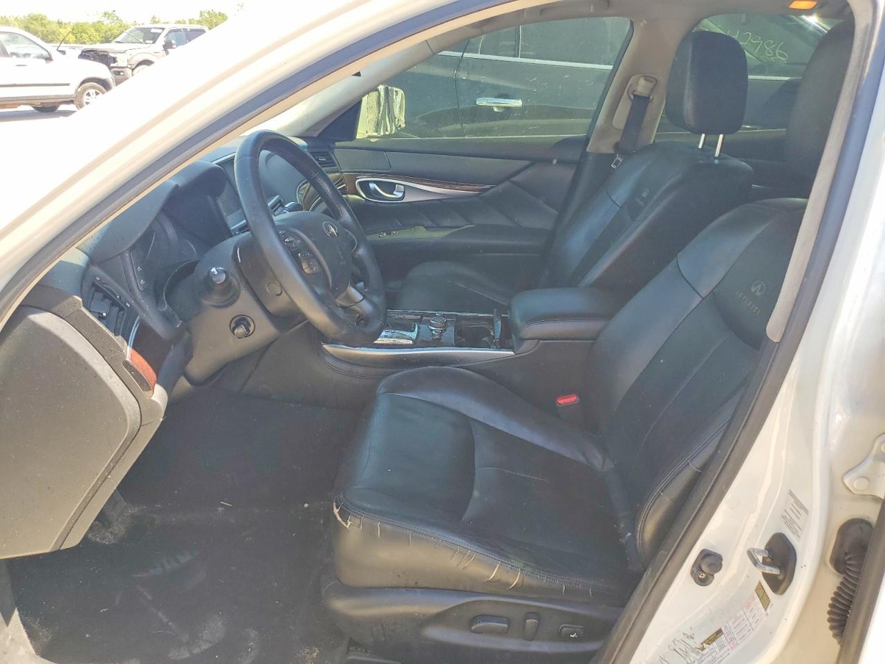 2013 Infiniti M37 X White vin: JN1BY1AR5DM603175