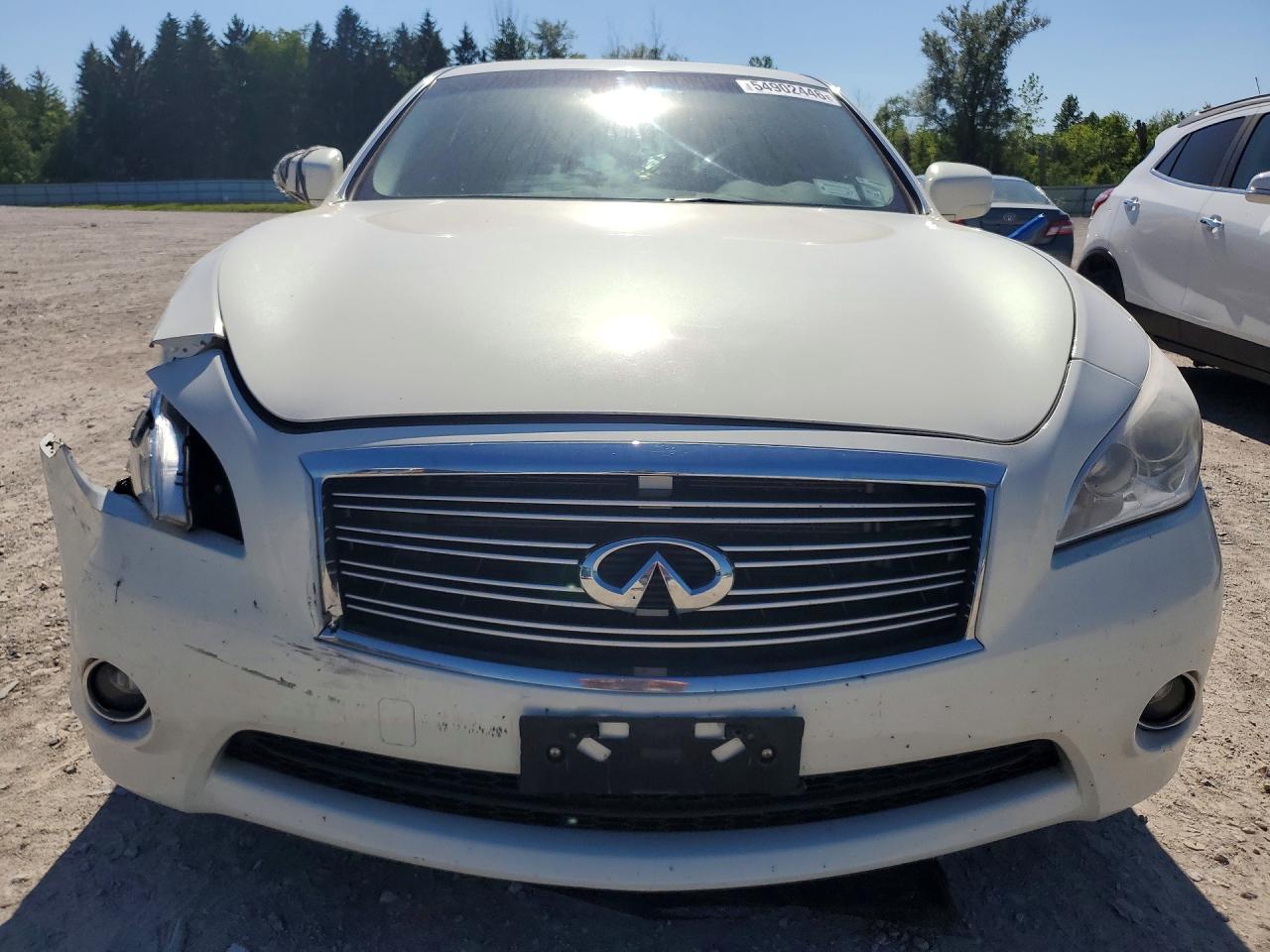 2013 Infiniti M37 X White vin: JN1BY1AR5DM603175