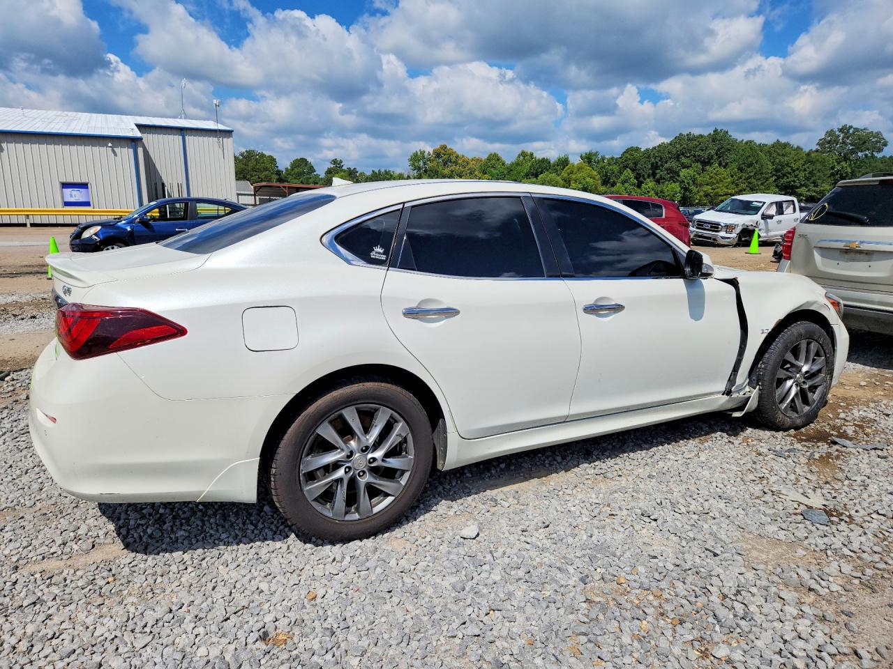 2015 Infiniti Q70 3.7 White vin: JN1BY1AR5FM560976