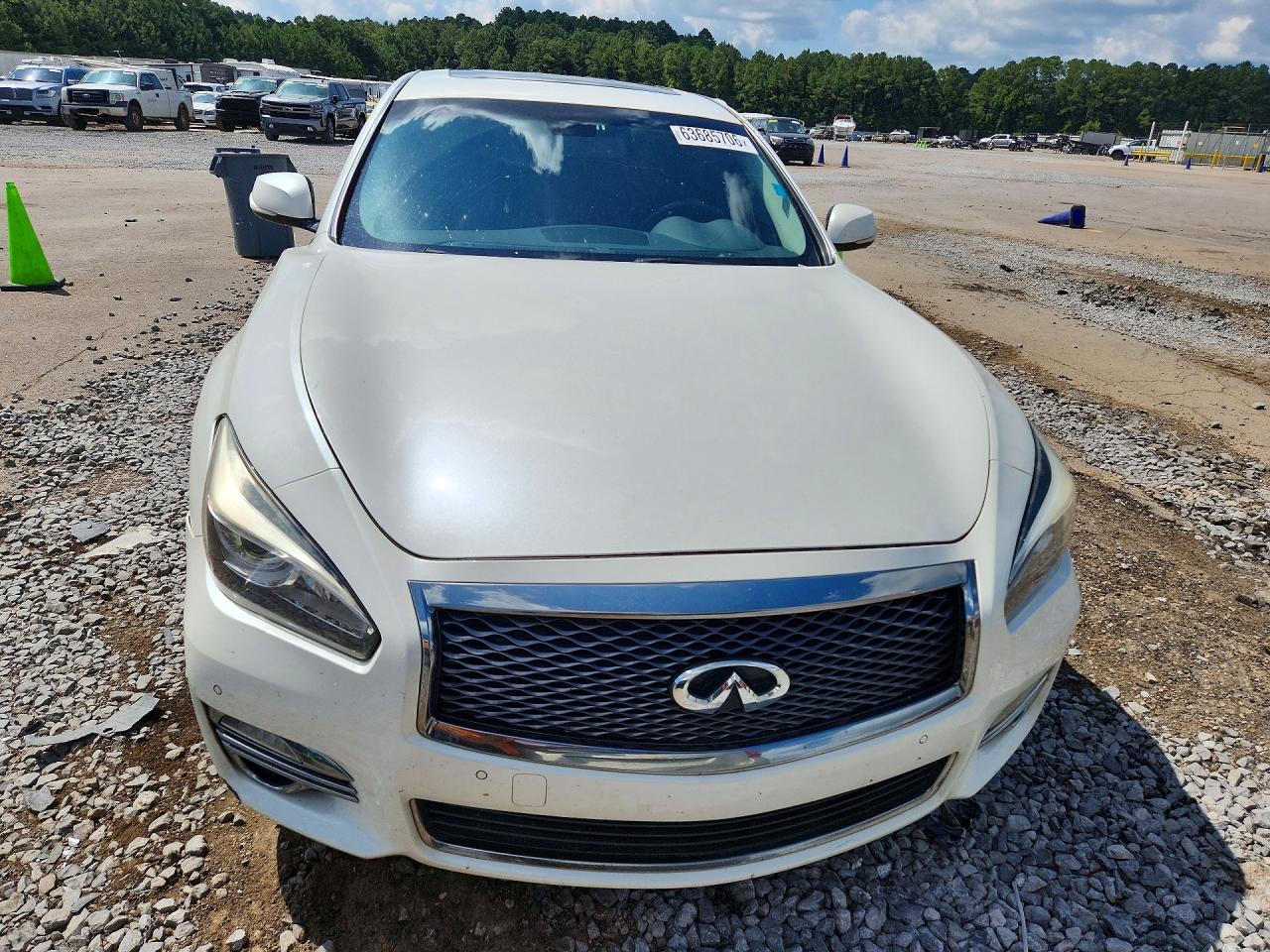 2015 Infiniti Q70 3.7 White vin: JN1BY1AR5FM560976