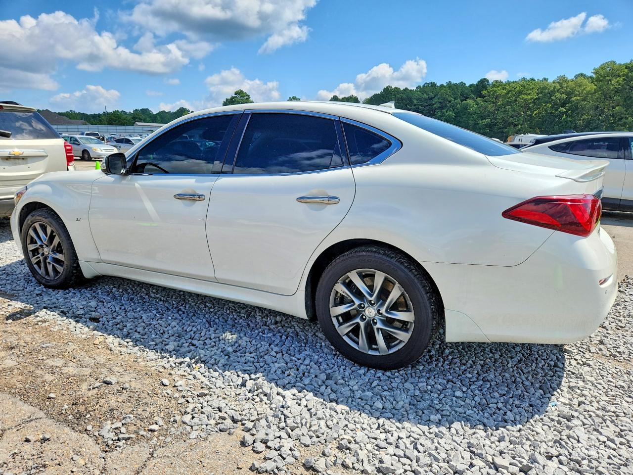 2015 Infiniti Q70 3.7 White vin: JN1BY1AR5FM560976