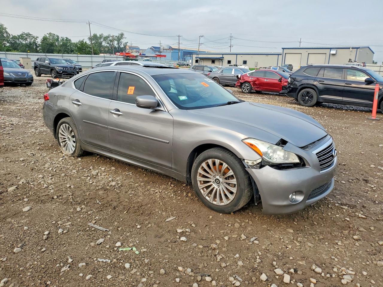 2012 Infiniti M37 X Gray vin: JN1BY1AR6CM396326