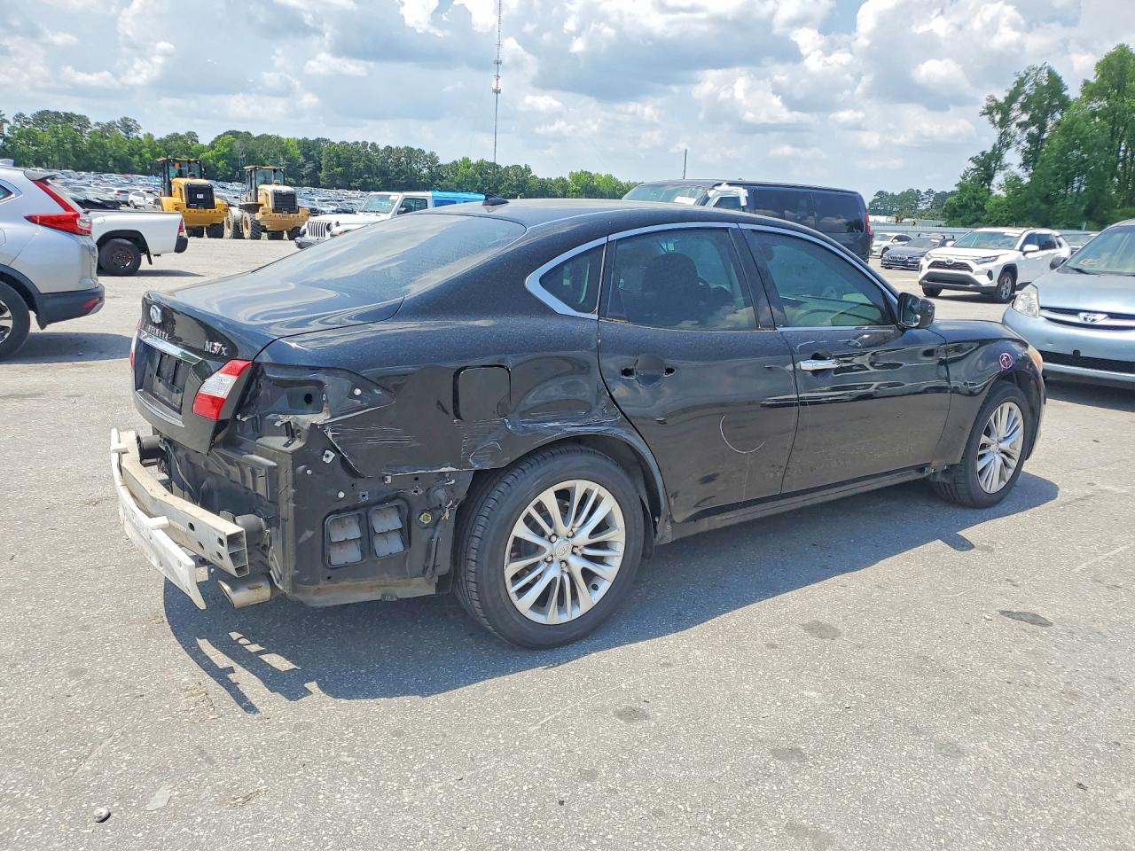 2012 Infiniti M37 X Черный vin: JN1BY1AR6CM396763