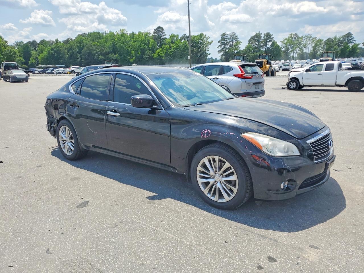 2012 Infiniti M37 X Черный vin: JN1BY1AR6CM396763