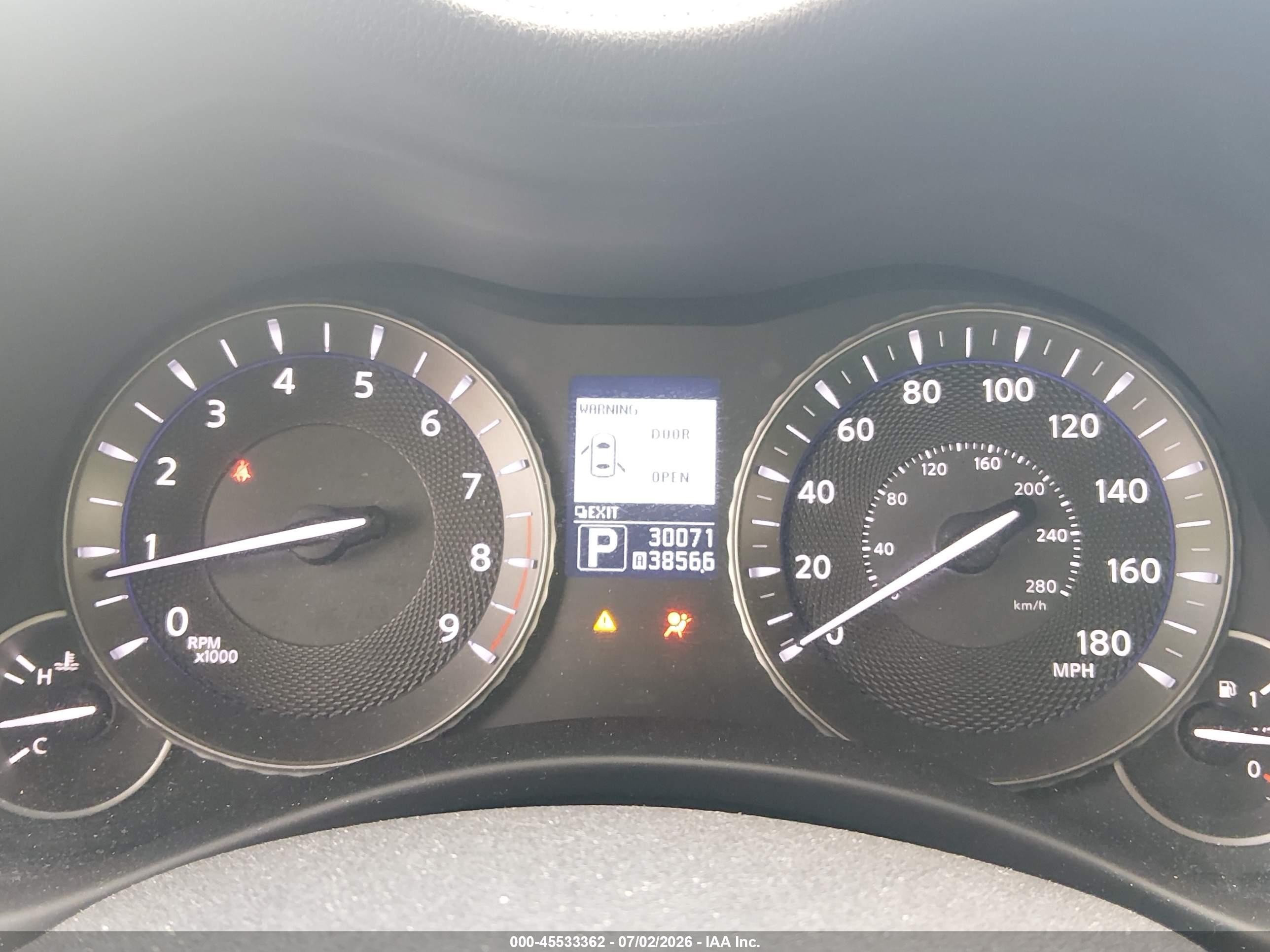 2013 Infiniti M37x Green vin: JN1BY1AR6DM601015