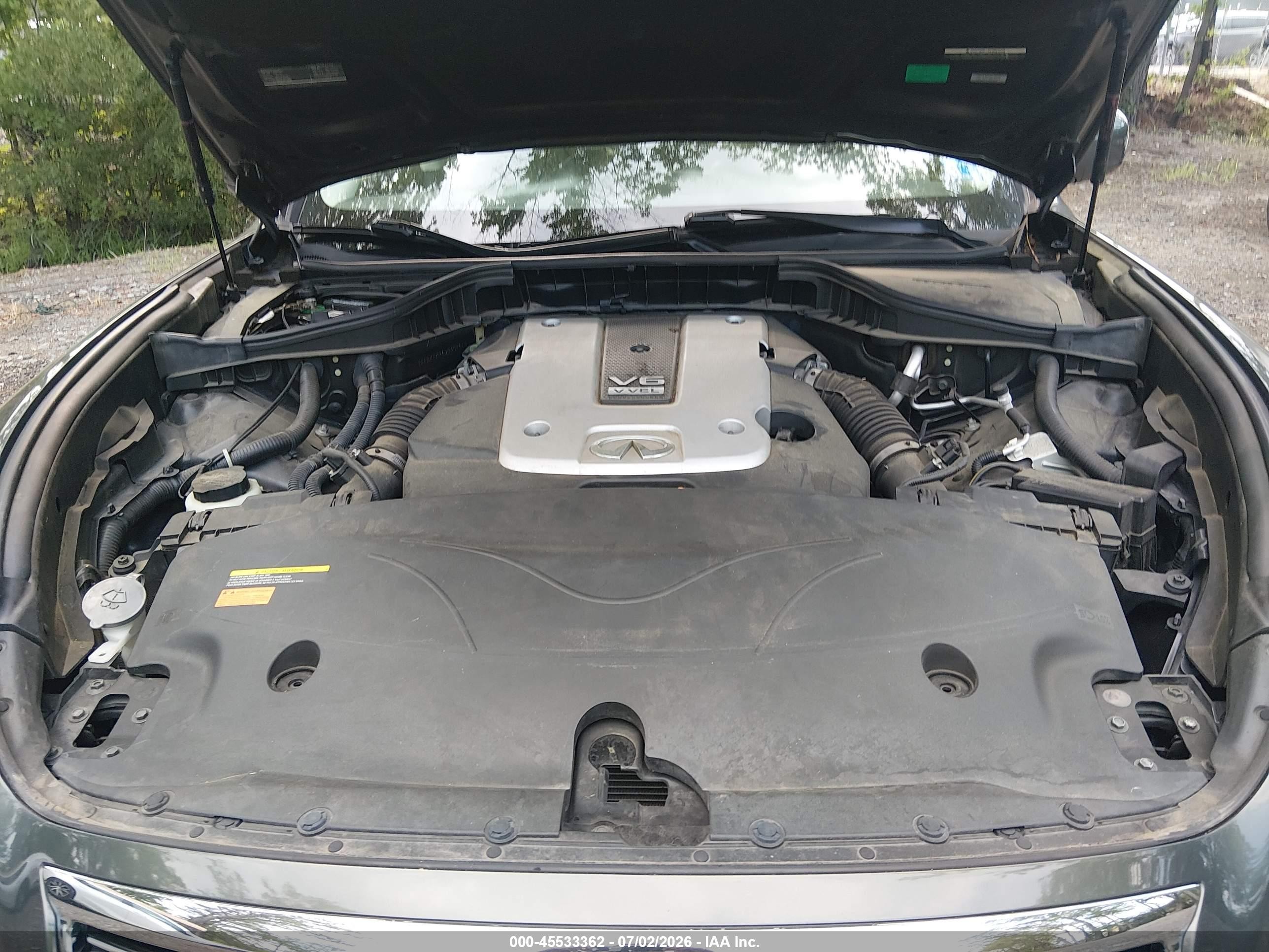 2013 Infiniti M37x Green vin: JN1BY1AR6DM601015
