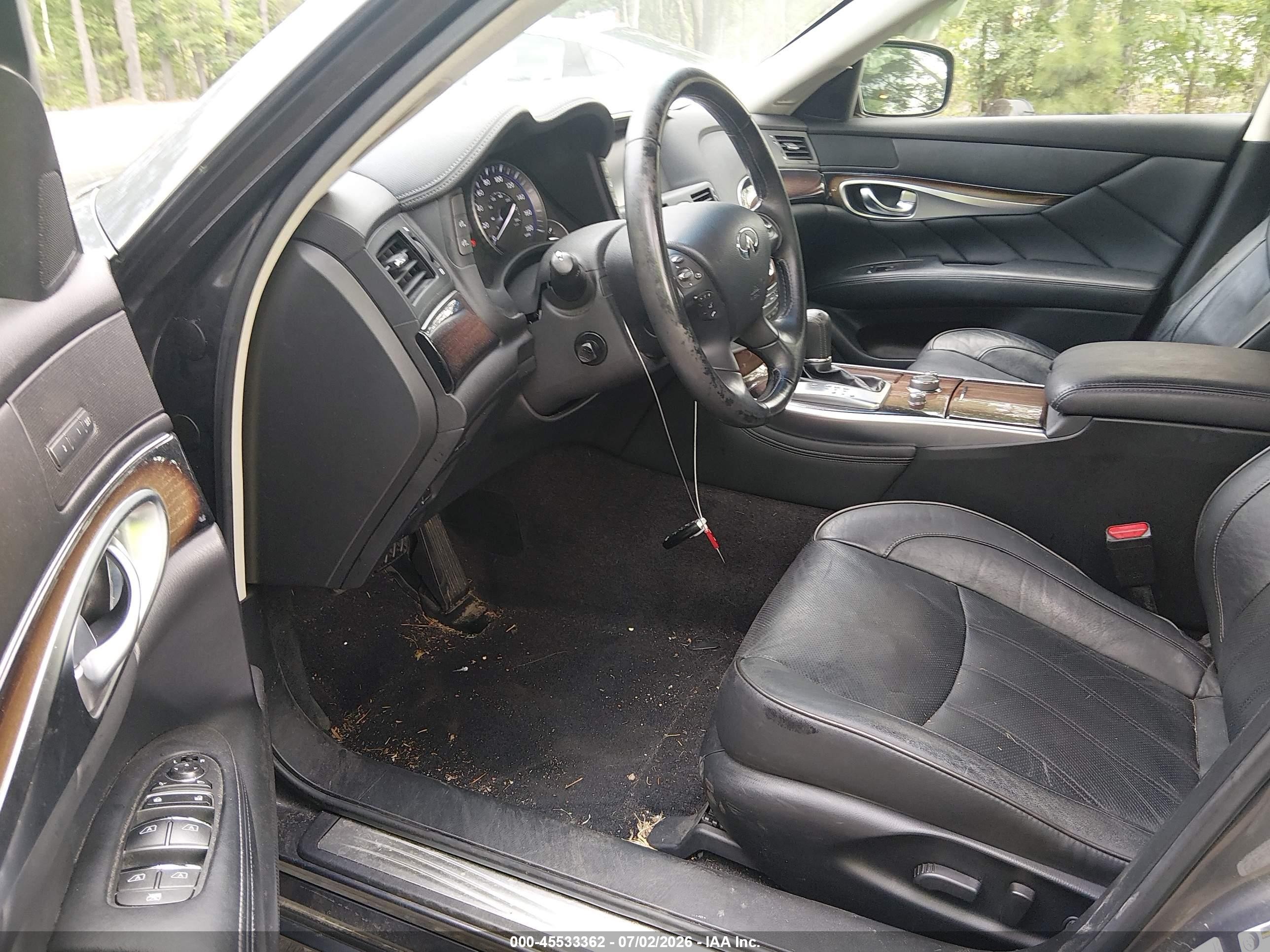 2013 Infiniti M37x Green vin: JN1BY1AR6DM601015