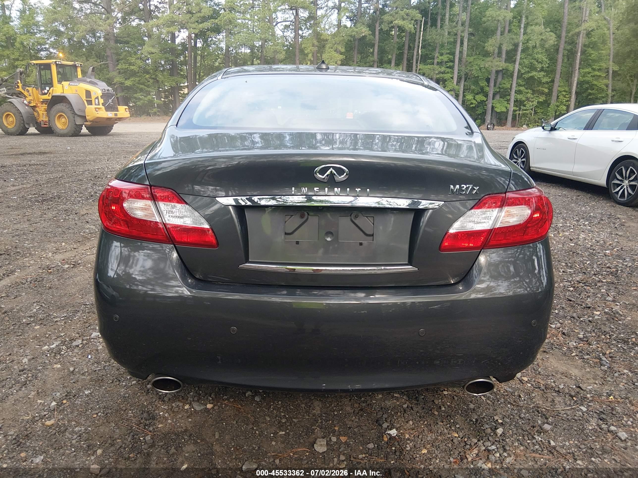 2013 Infiniti M37x Green vin: JN1BY1AR6DM601015