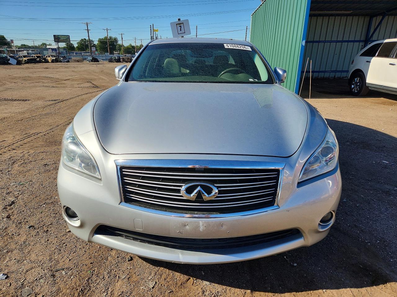 2013 Infiniti M37 X Silver vin: JN1BY1AR6DM602312