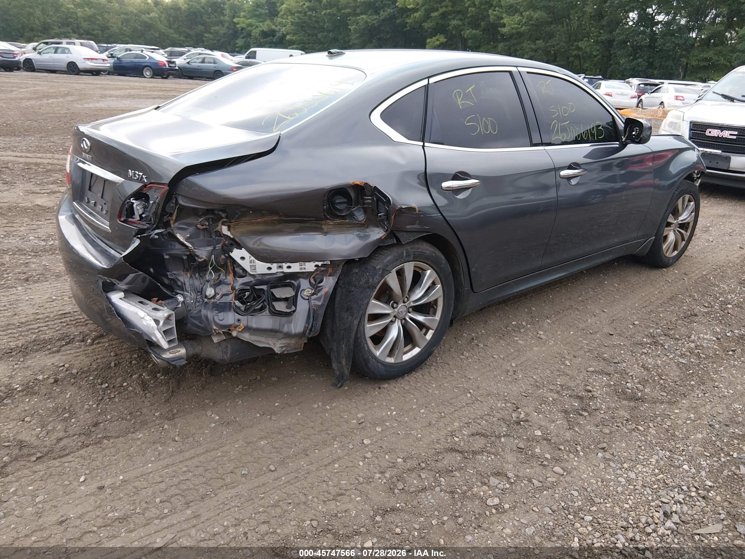 2013 Infiniti M37x   Серый vin: JN1BY1AR6DM602861