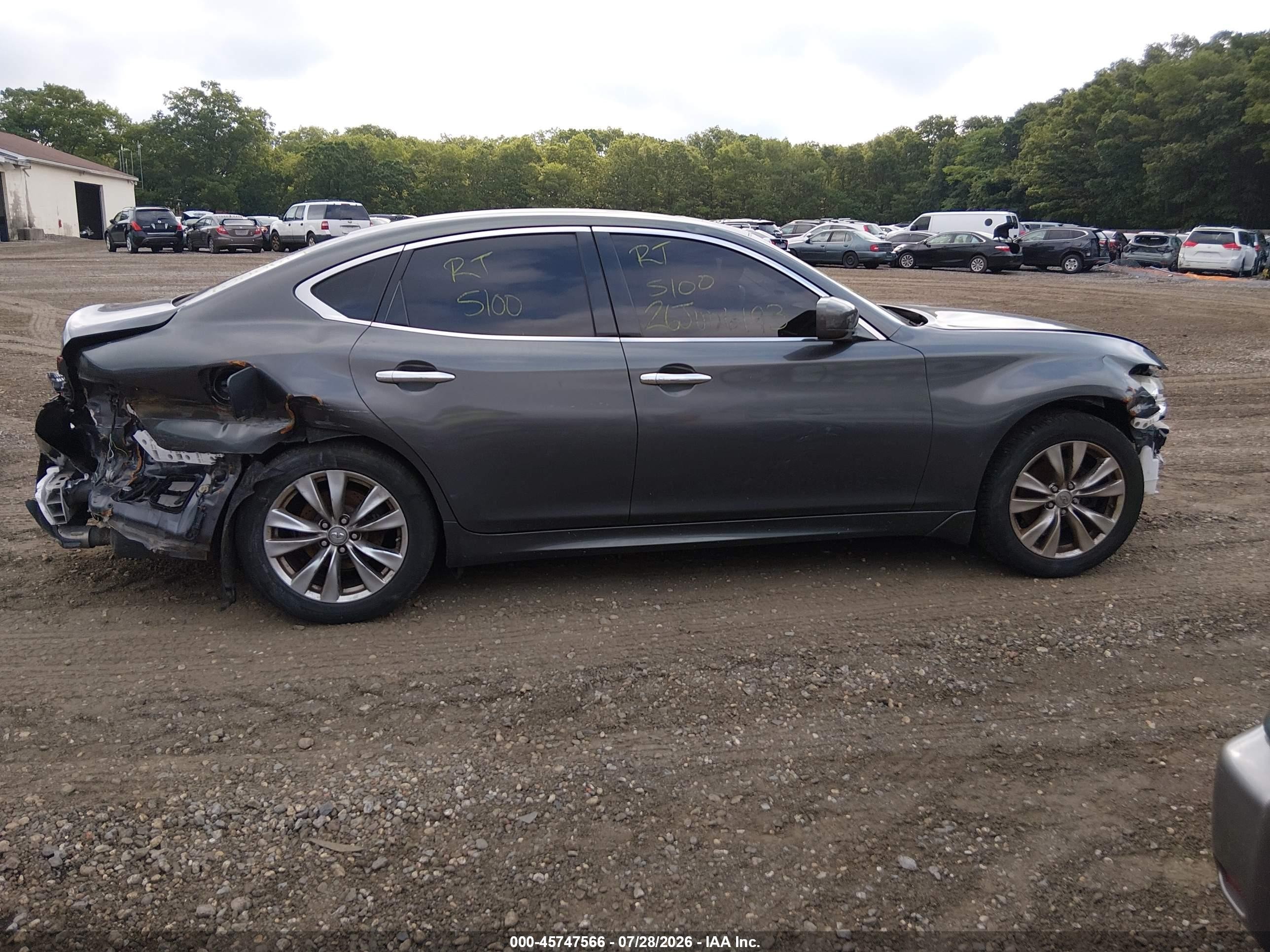 2013 Infiniti M37x   Серый vin: JN1BY1AR6DM602861