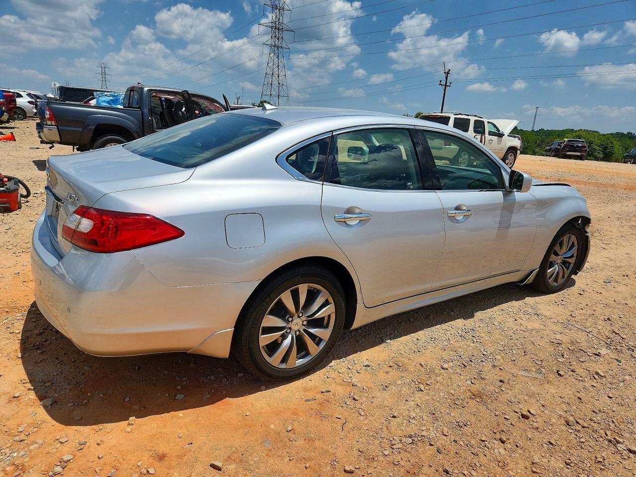 2013 Infiniti M37 X Серебряный vin: JN1BY1AR6DM603959