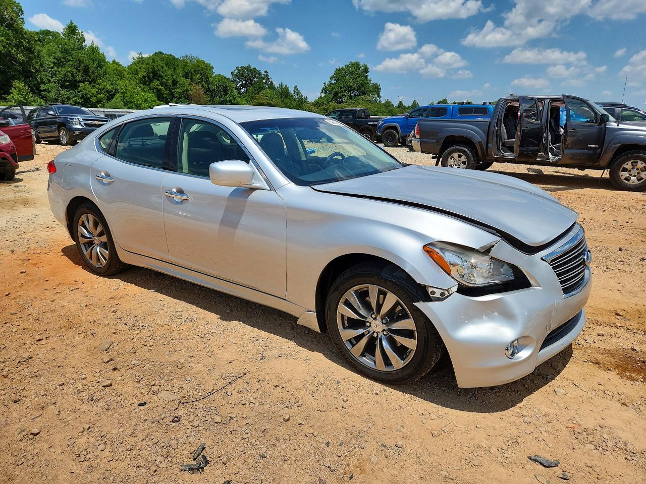 2013 Infiniti M37 X Серебряный vin: JN1BY1AR6DM603959
