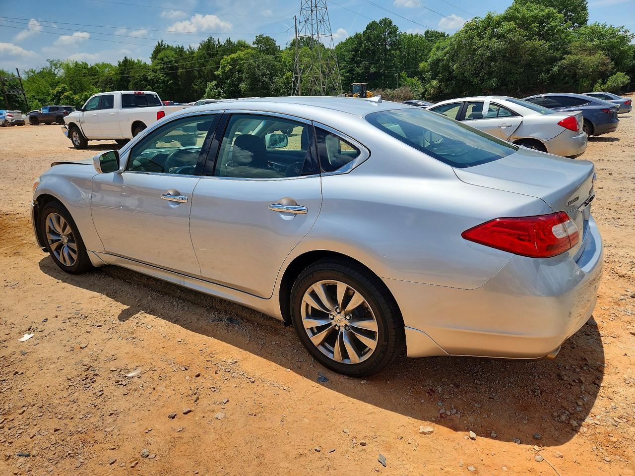 2013 Infiniti M37 X Серебряный vin: JN1BY1AR6DM603959