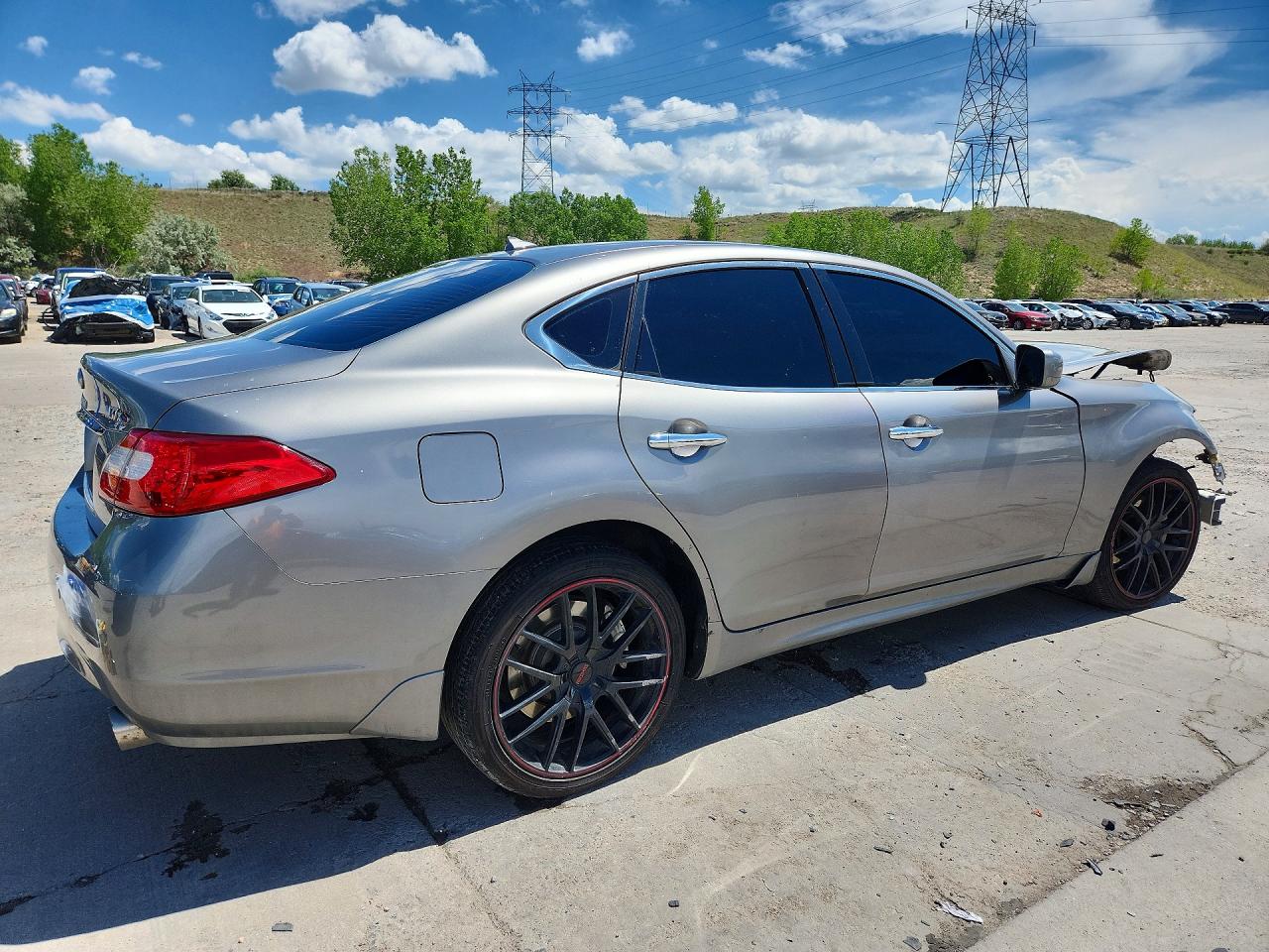 2013 Infiniti M37 X Gray vin: JN1BY1AR6DM604142