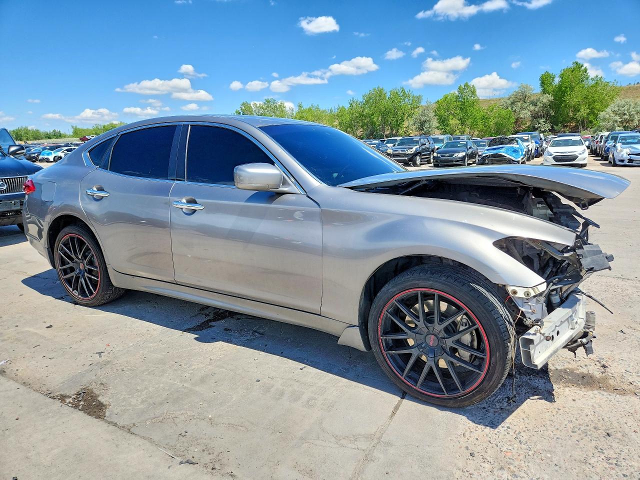 2013 Infiniti M37 X Gray vin: JN1BY1AR6DM604142