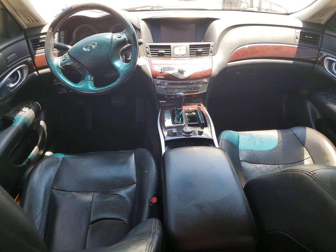 2013 Infiniti M37 X White vin: JN1BY1AR6DM604366