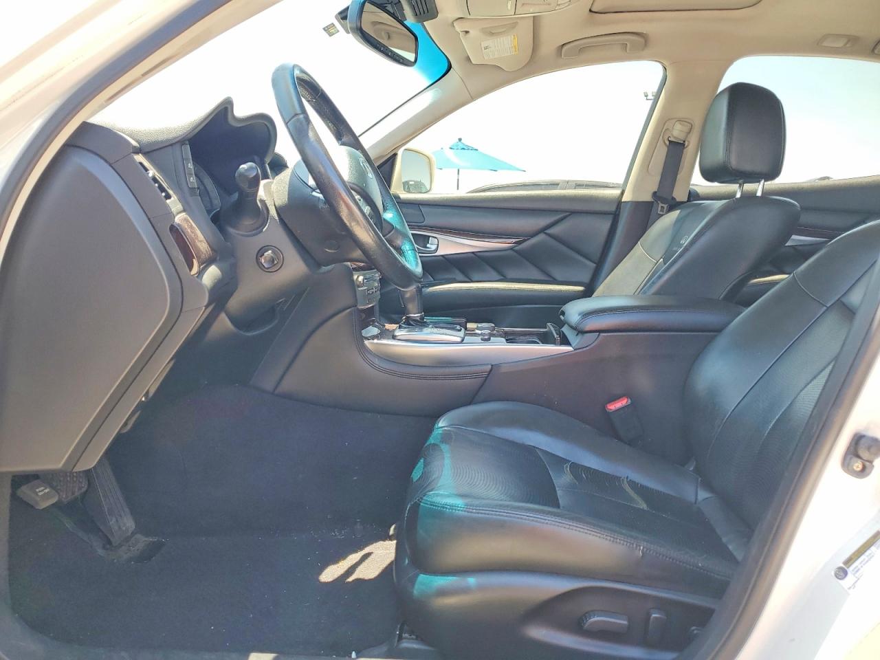 2013 Infiniti M37 X White vin: JN1BY1AR6DM604366