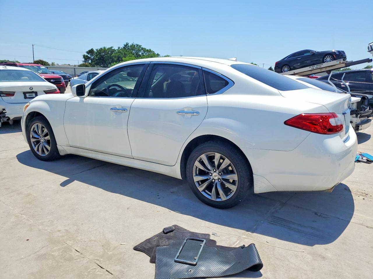 2013 Infiniti M37 X White vin: JN1BY1AR6DM604366