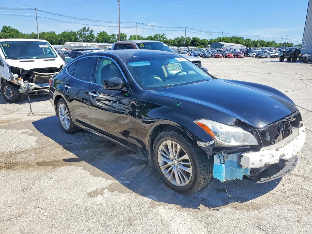2012 Infiniti M37 X Black vin: JN1BY1AR7CM396397
