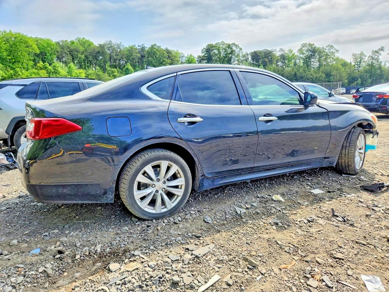 2012 Infiniti M37 X Black vin: JN1BY1AR7CM396741