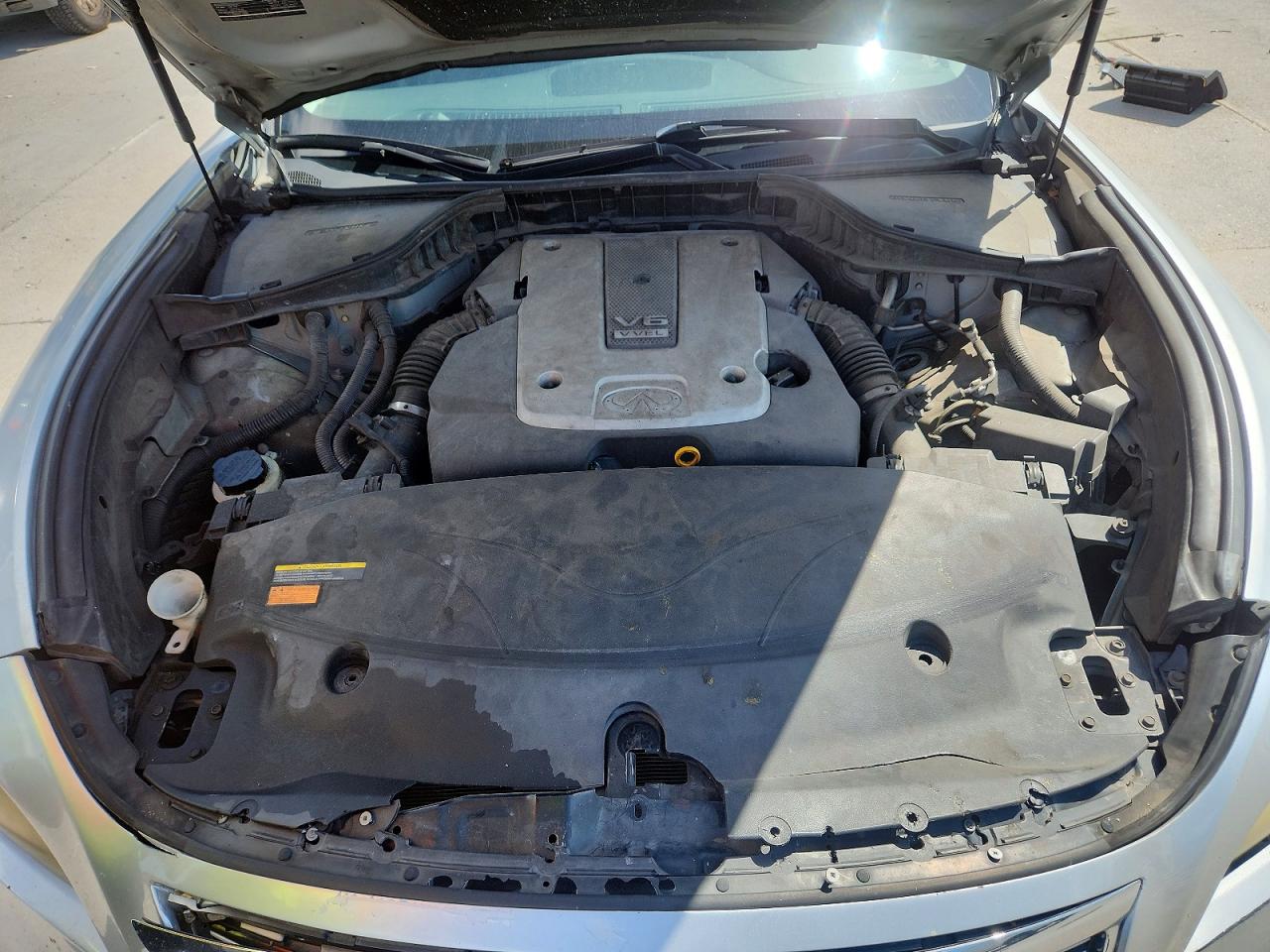 2013 Infiniti M37 X Silver vin: JN1BY1AR7DM604117