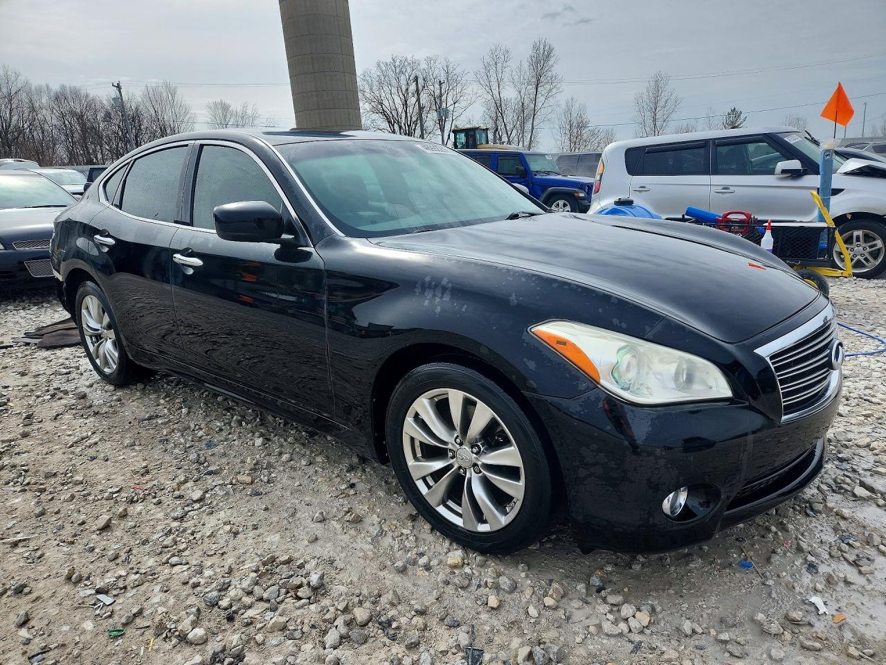 2012 Infiniti M37 X Black vin: JN1BY1AR8CM390611