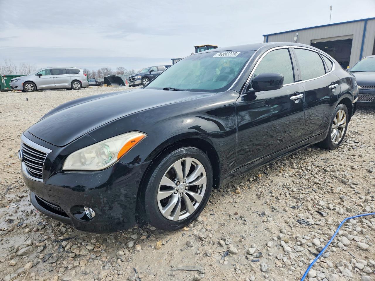 2012 Infiniti M37 X Black vin: JN1BY1AR8CM390611