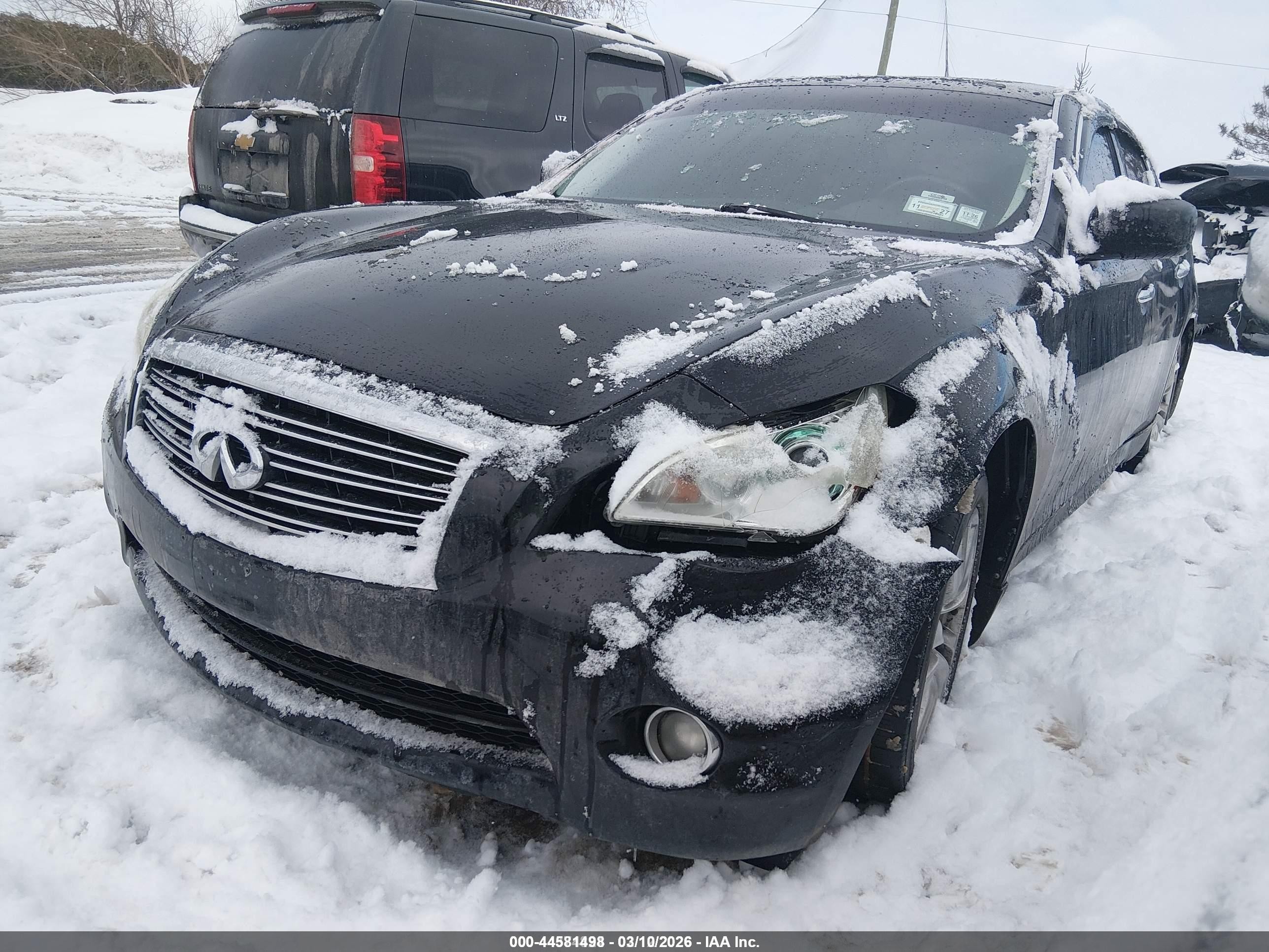 2012 Infiniti M37x   Black vin: JN1BY1AR8CM392892
