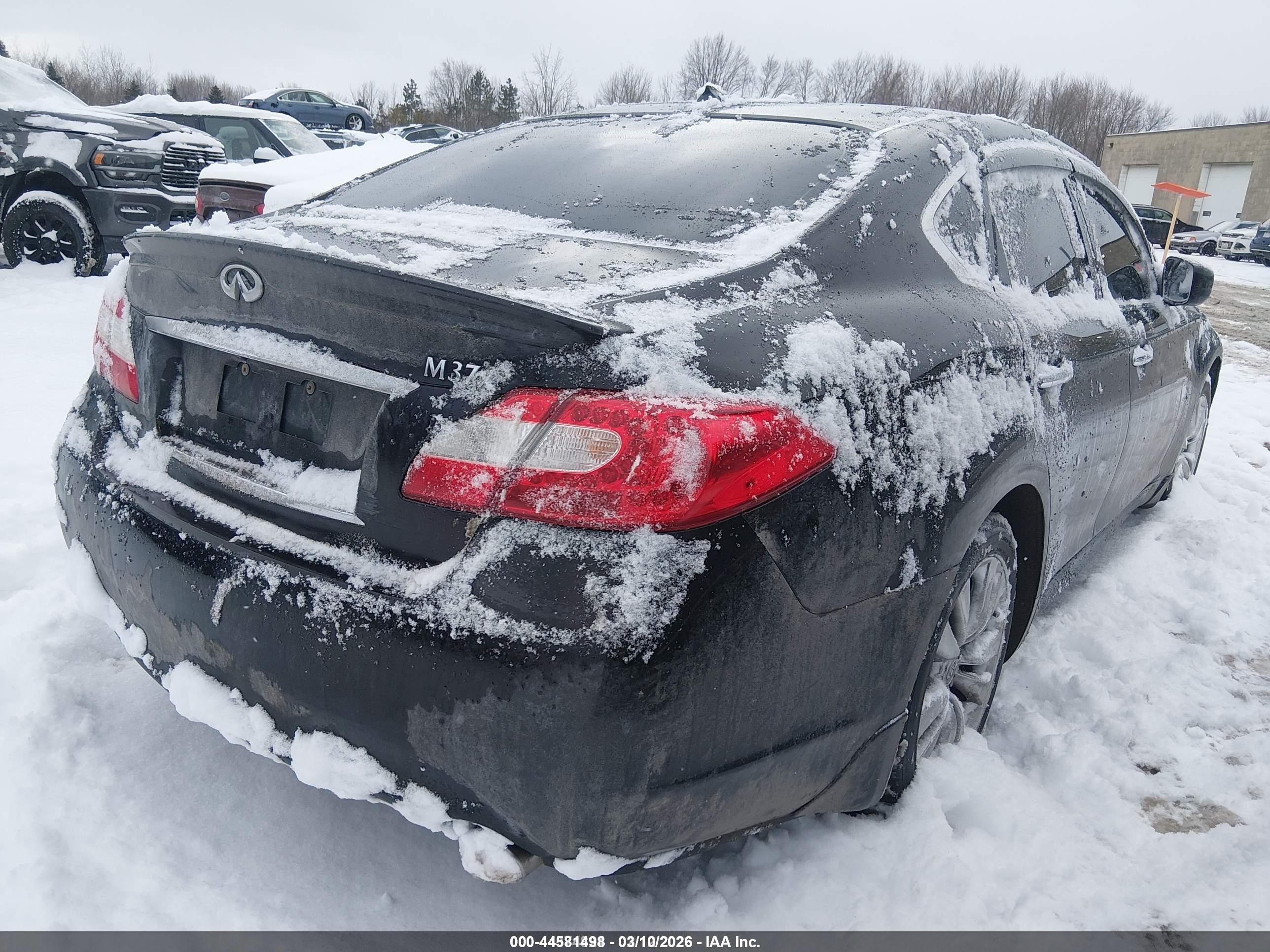 2012 Infiniti M37x   Black vin: JN1BY1AR8CM392892
