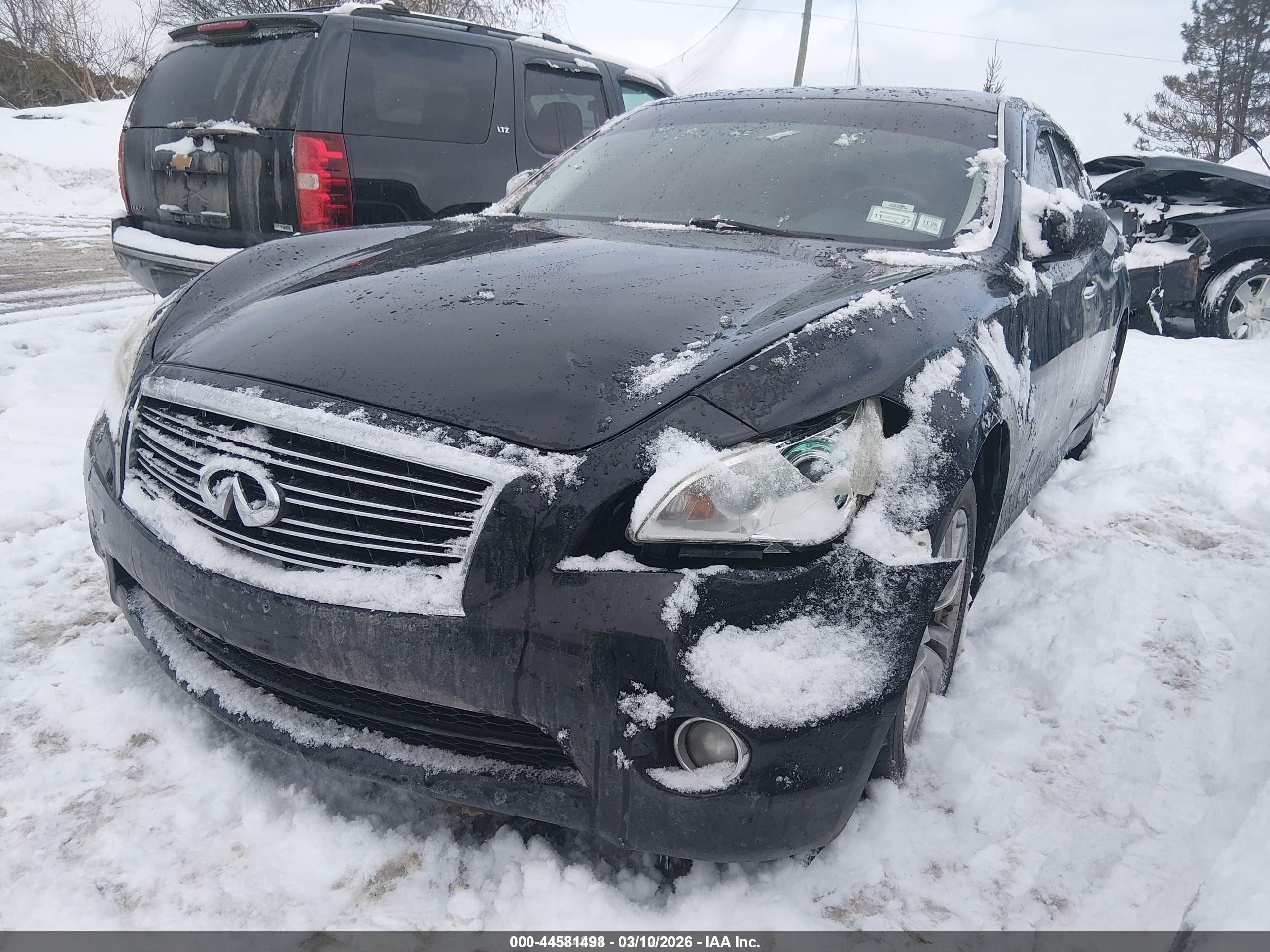 2012 Infiniti M37x   Black vin: JN1BY1AR8CM392892