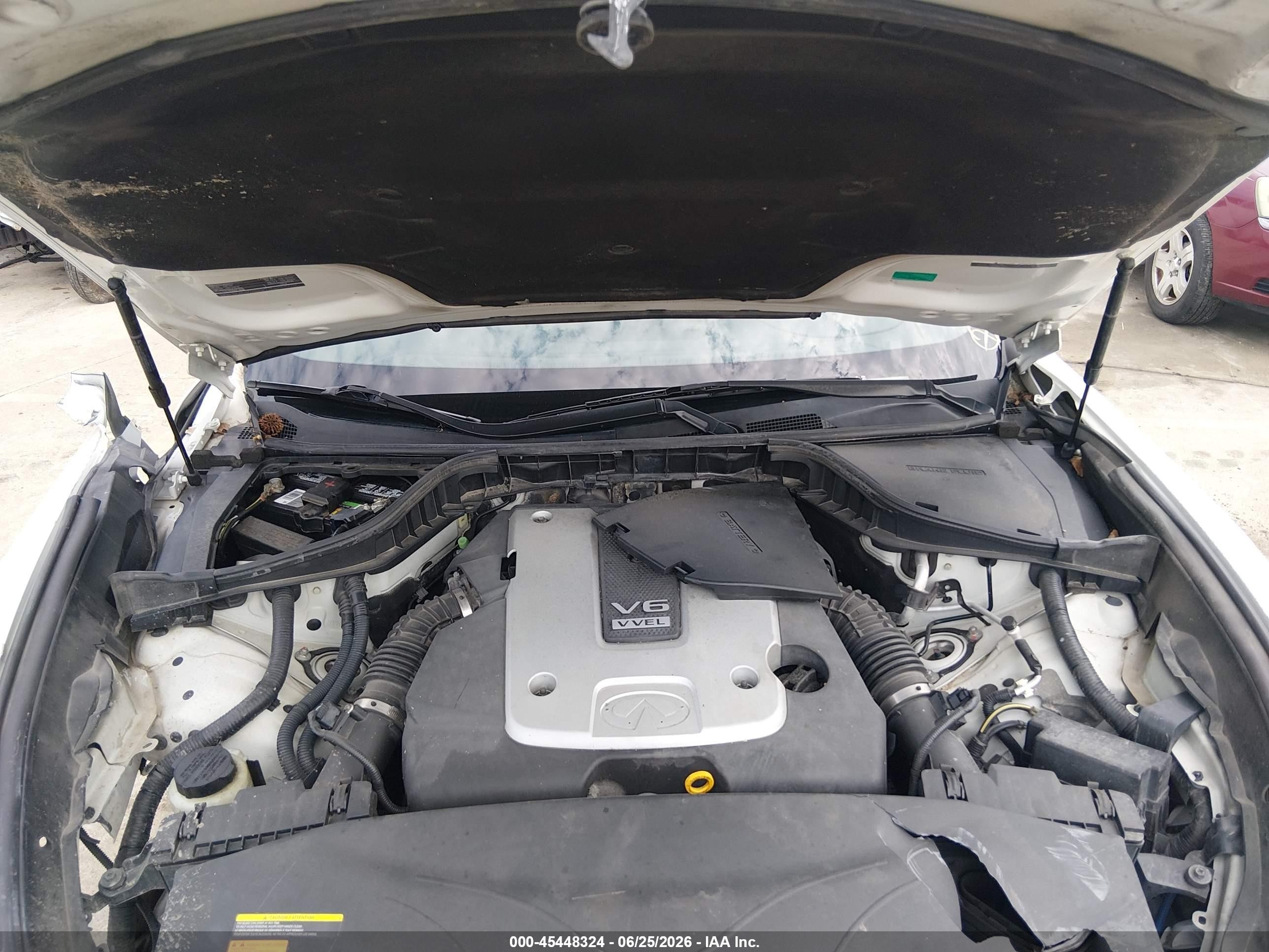 2012 Infiniti M37x   White vin: JN1BY1AR8CM394903