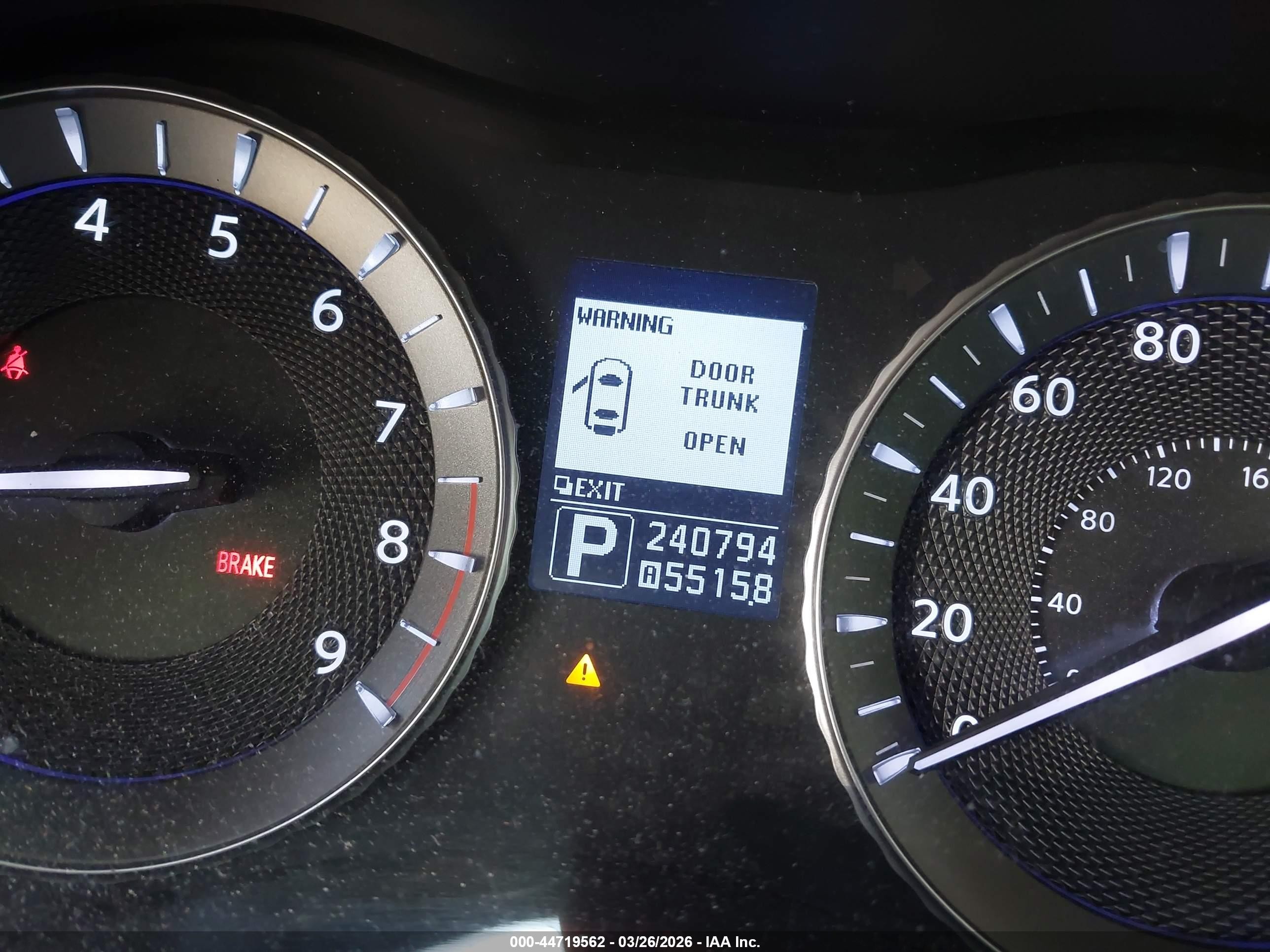 2012 Infiniti M37x   White vin: JN1BY1AR8CM395582