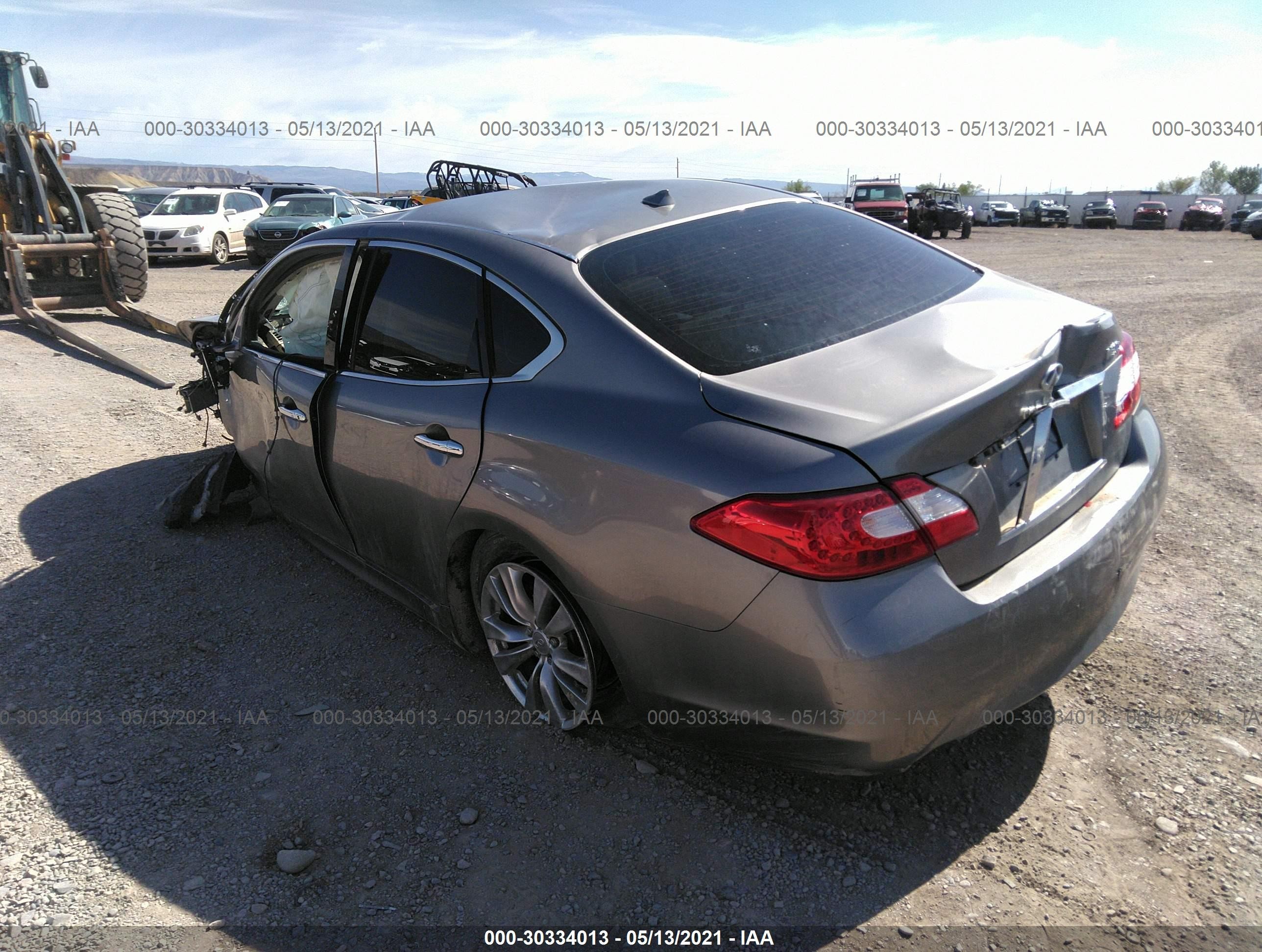 2012 Infiniti M37x   Серый vin: JN1BY1AR8CM396750