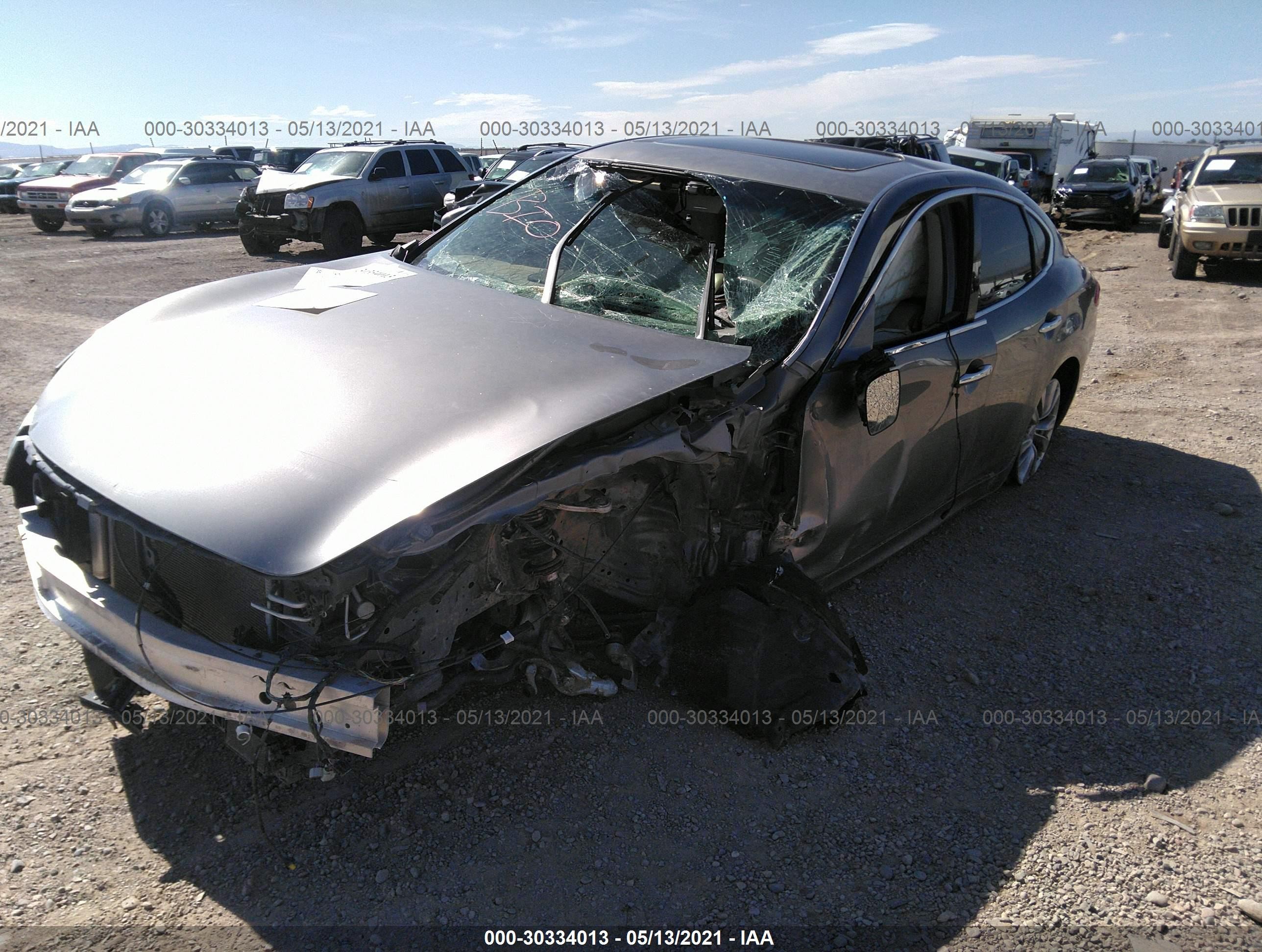2012 Infiniti M37x   Серый vin: JN1BY1AR8CM396750