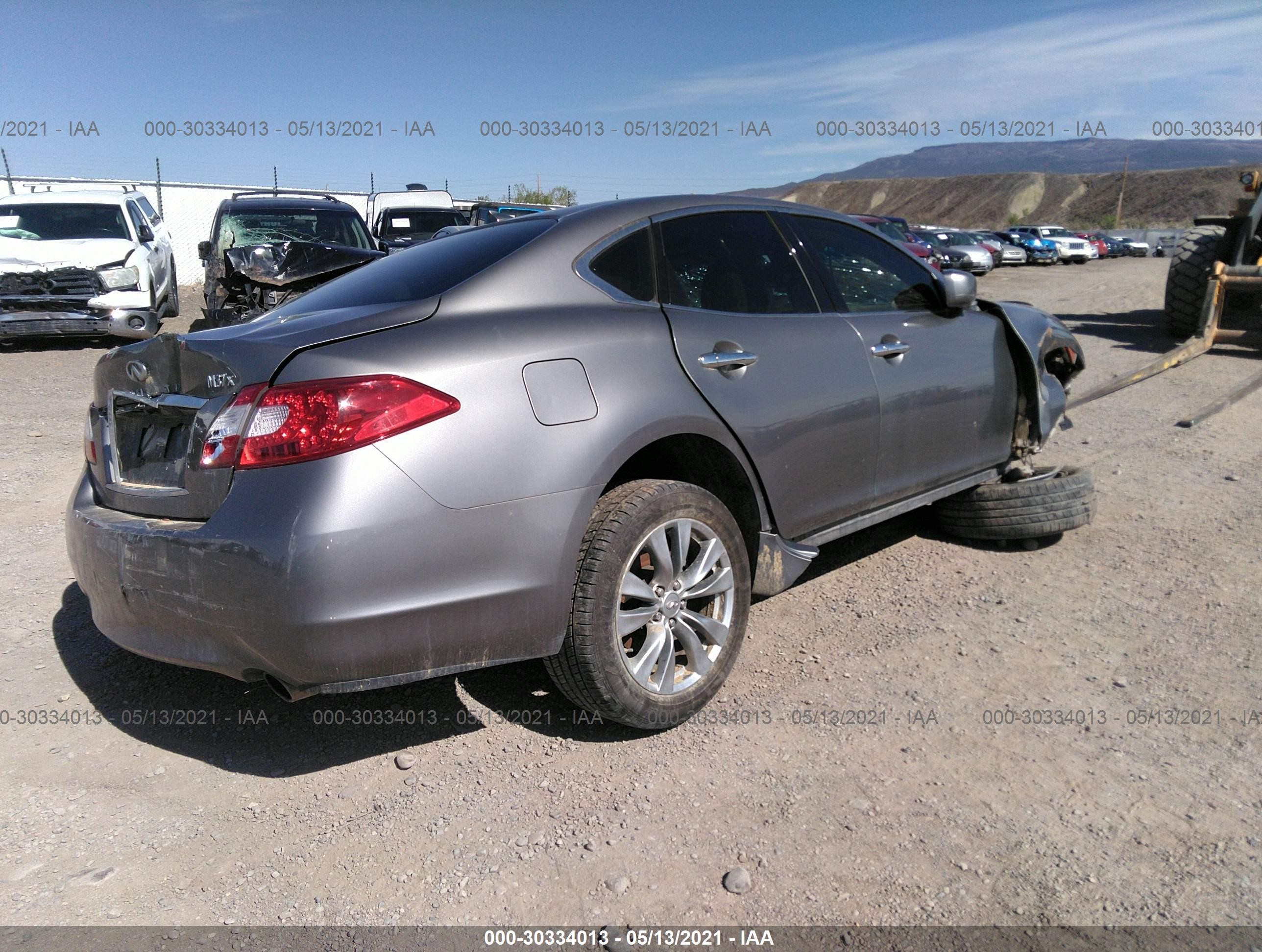 2012 Infiniti M37x   Серый vin: JN1BY1AR8CM396750