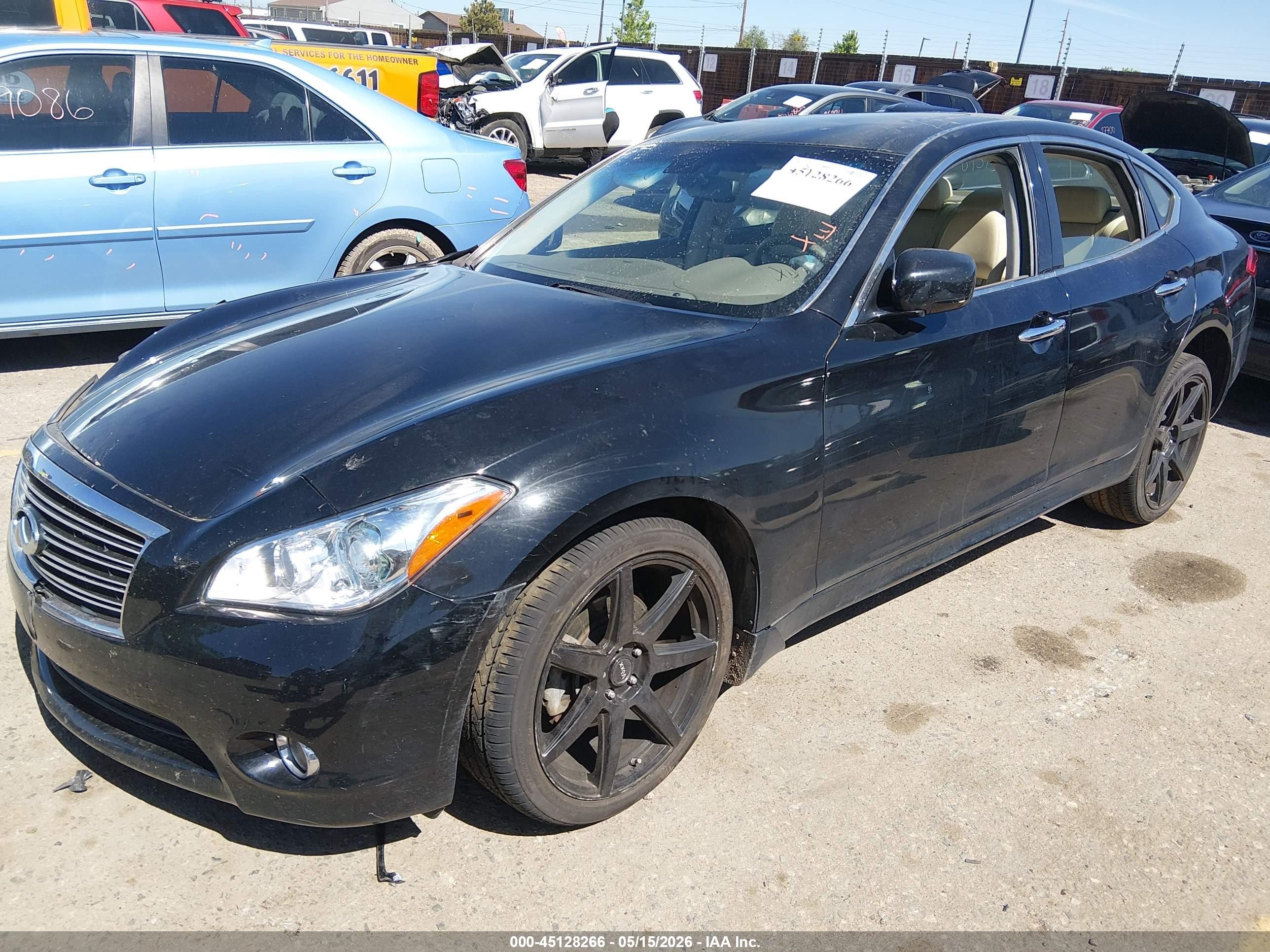 2013 Infiniti M37x Black vin: JN1BY1AR8DM600724