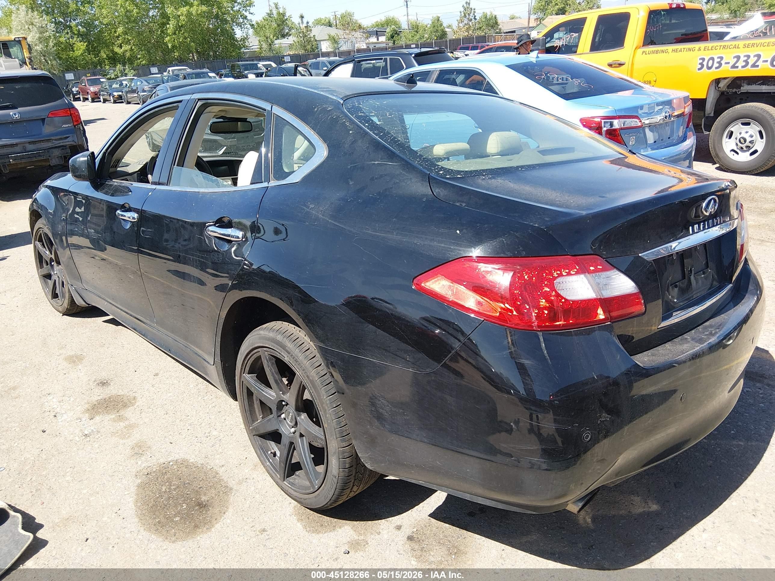 2013 Infiniti M37x Black vin: JN1BY1AR8DM600724