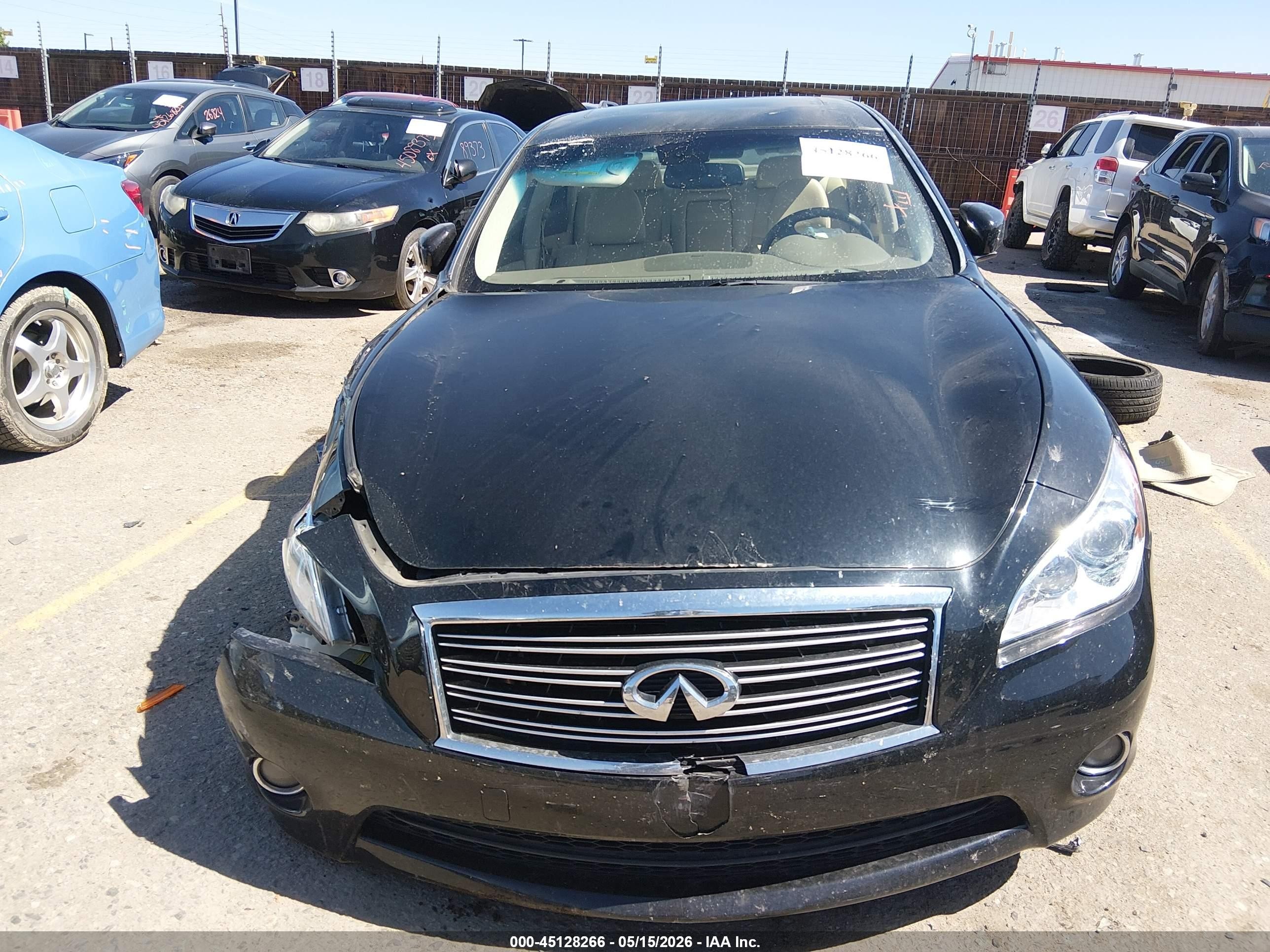 2013 Infiniti M37x Black vin: JN1BY1AR8DM600724