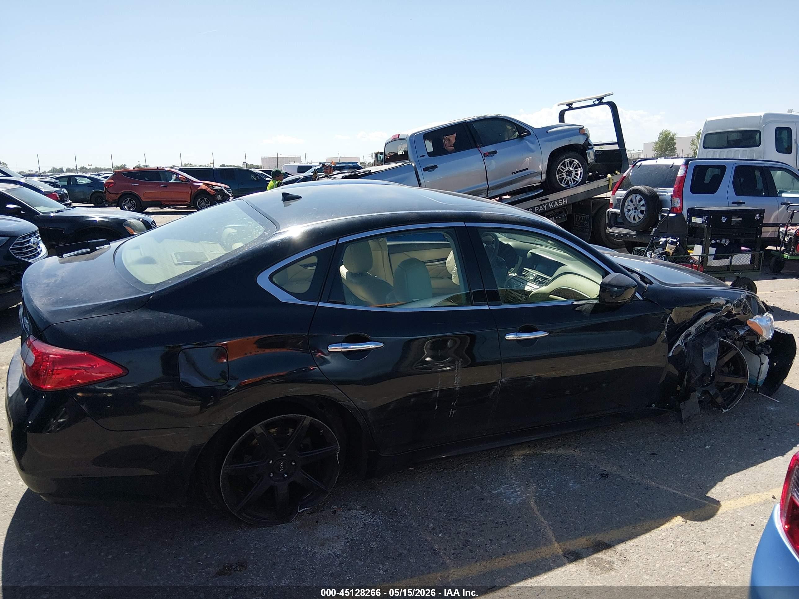 2013 Infiniti M37x Black vin: JN1BY1AR8DM600724