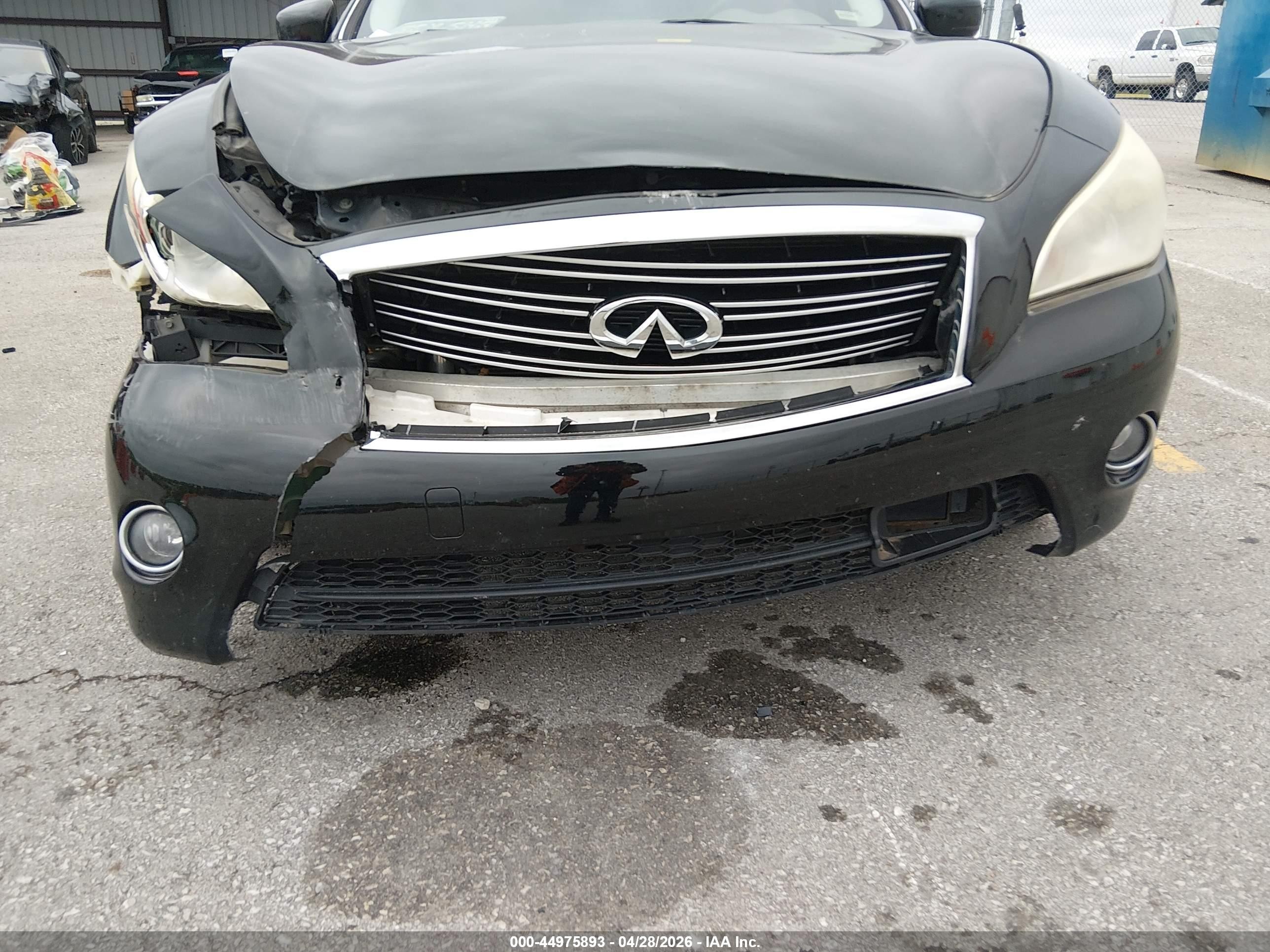 2013 Infiniti M37x   Black vin: JN1BY1AR8DM600934