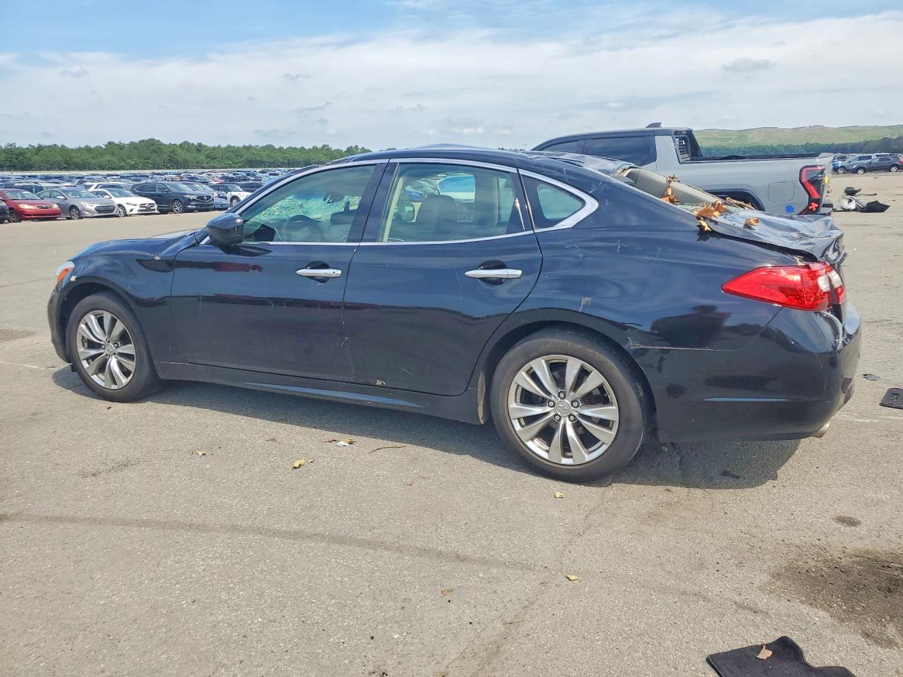 2013 Infiniti M37 X Black vin: JN1BY1AR8DM601890