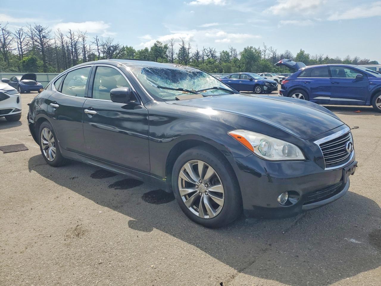 2013 Infiniti M37 X Black vin: JN1BY1AR8DM601890