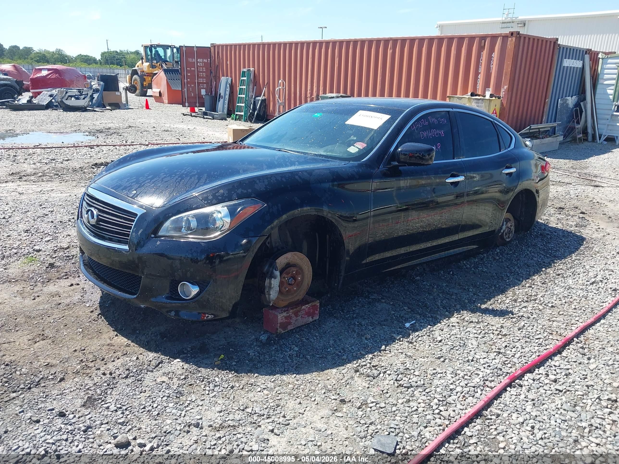 2013 Infiniti M37x   Black vin: JN1BY1AR8DM602148