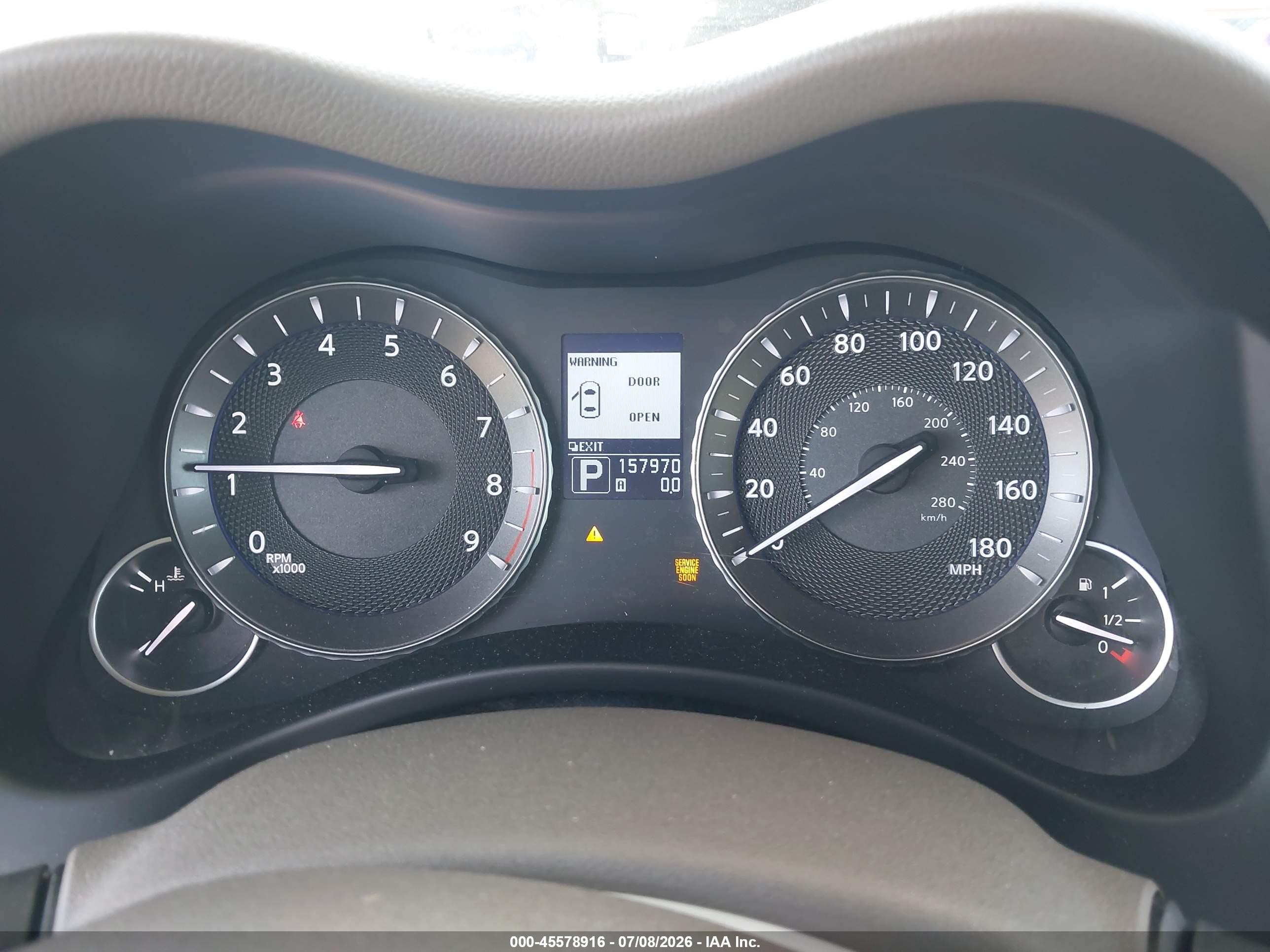 2011 Infiniti M37x   White vin: JN1BY1AR9BM375162