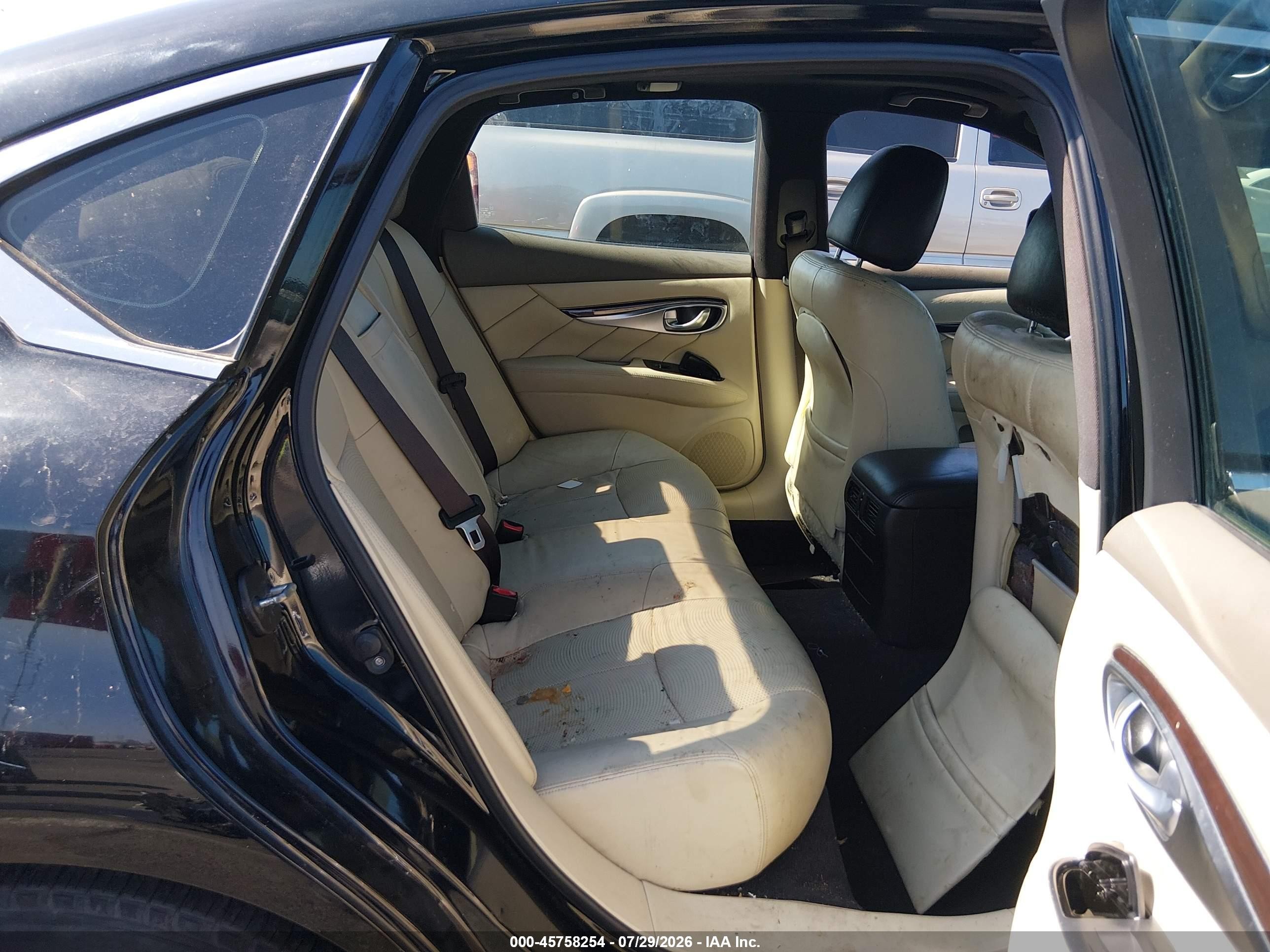 2012 Infiniti M37x   Black vin: JN1BY1AR9CM391329