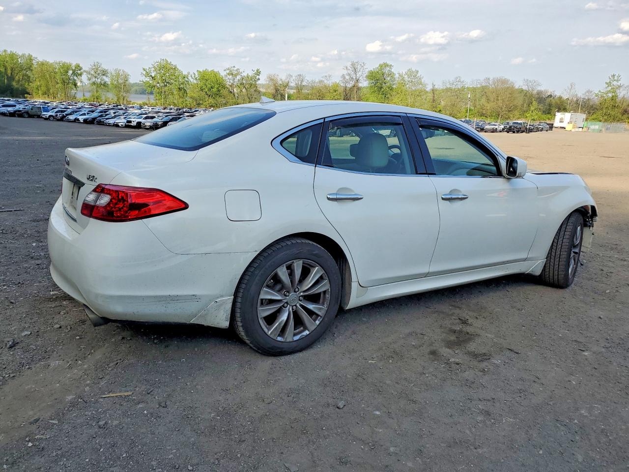 2012 Infiniti M37 X White vin: JN1BY1AR9CM392822