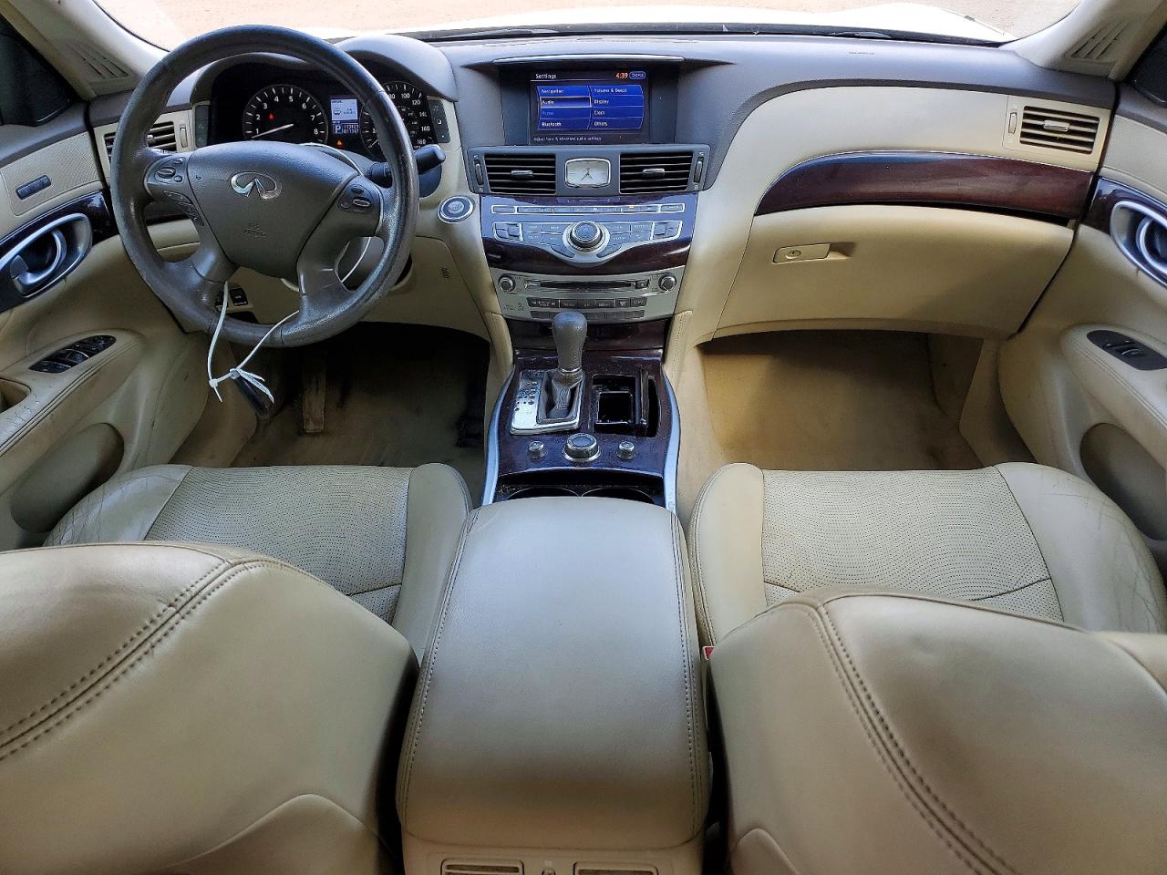 2012 Infiniti M37 X White vin: JN1BY1AR9CM392822
