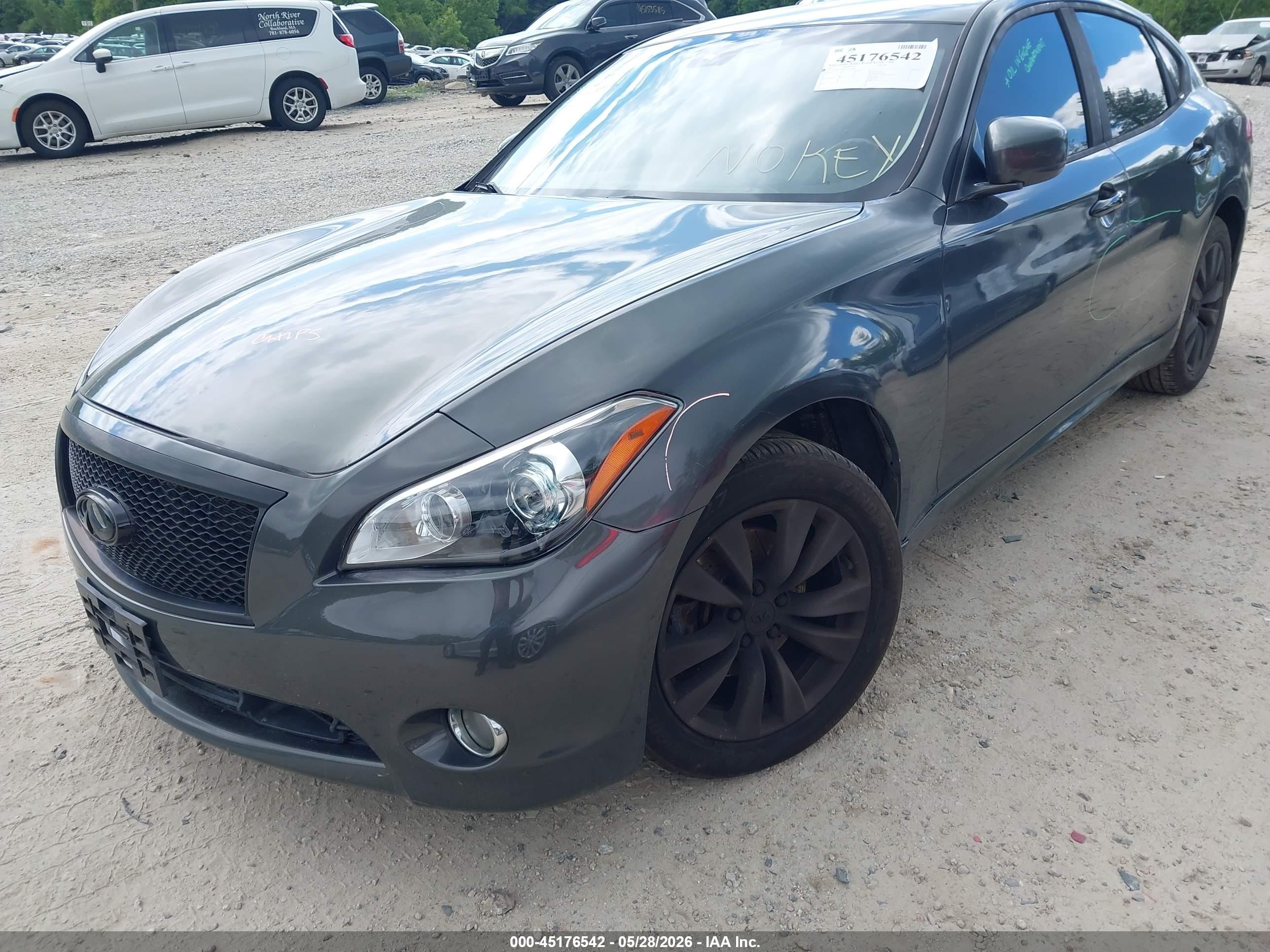 2012 Infiniti M37x   Gray vin: JN1BY1AR9CM394084