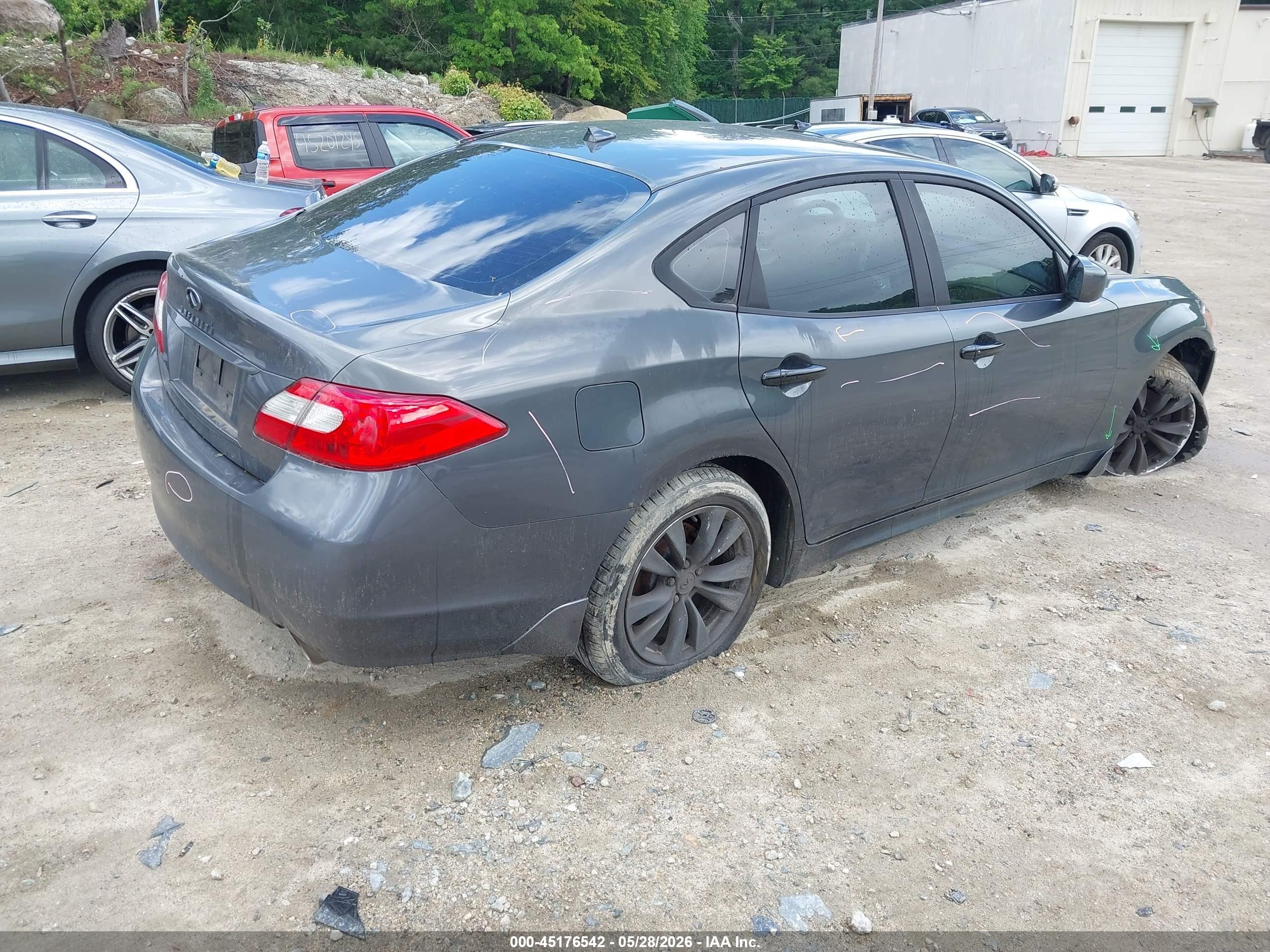 2012 Infiniti M37x   Gray vin: JN1BY1AR9CM394084